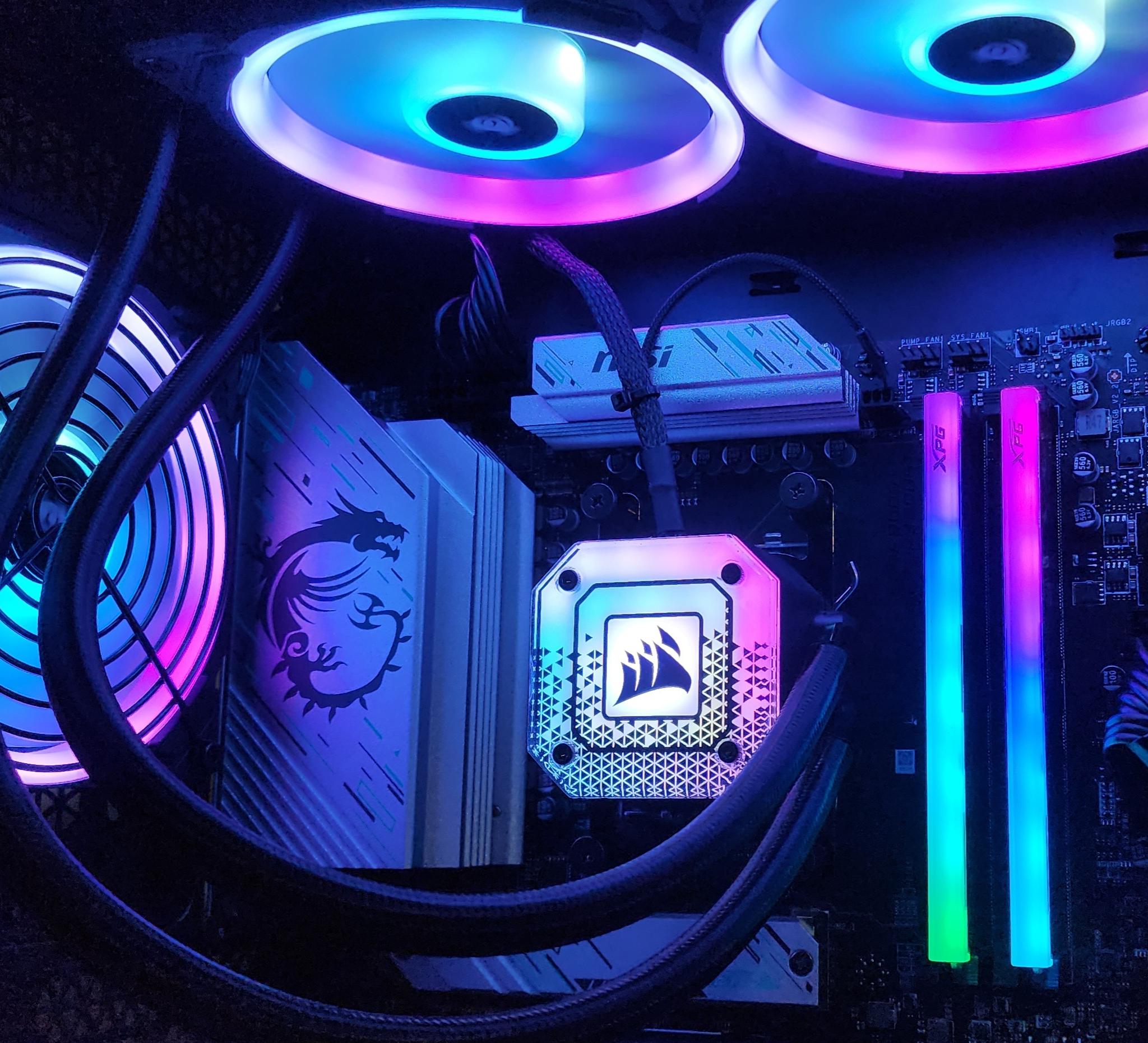 Gaming PC Ryzen 9 9950X 32GB RAM 2TB SSD RX 9070 16GB Windows 11 Computer