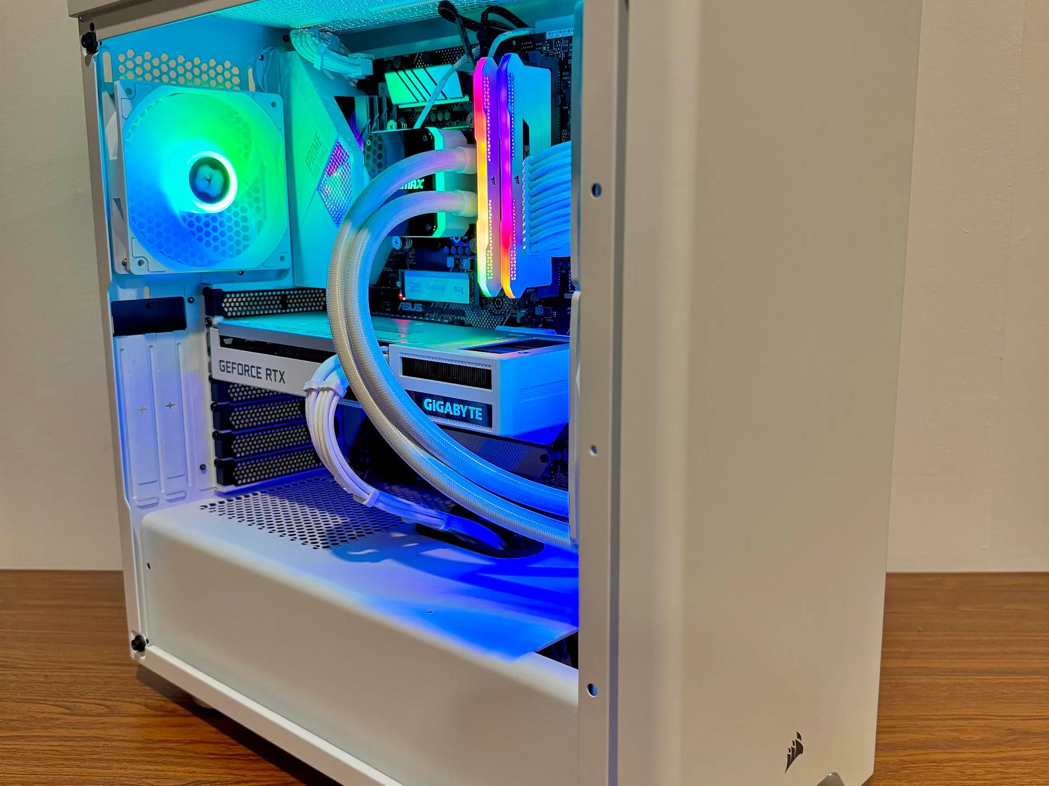 Whiteout Gaming PC ❄️ | i7-9700K + RTX 3060Ti | Fast, Stylish, Battle-Ready