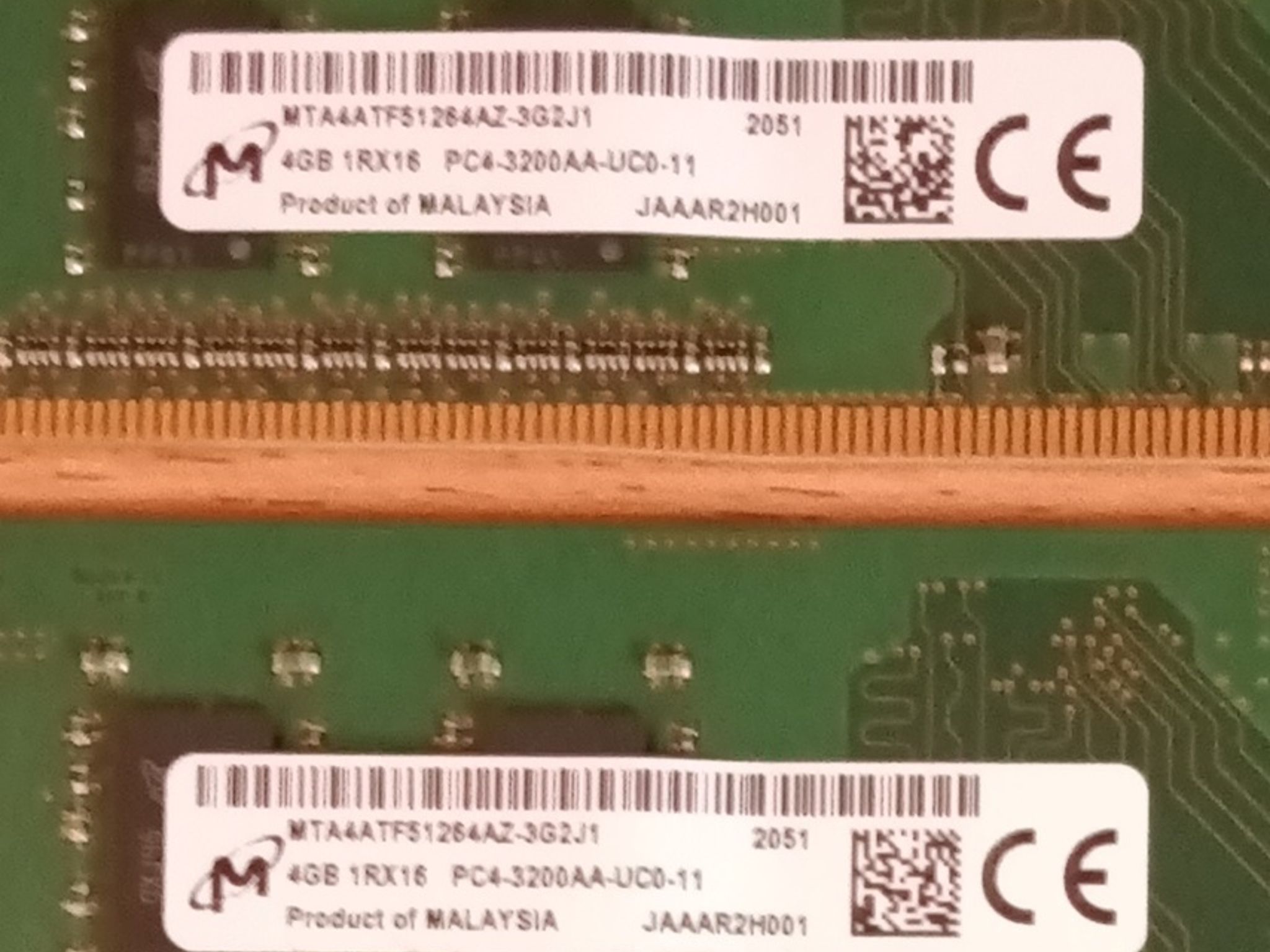 8 GB Micron DDR4-3200