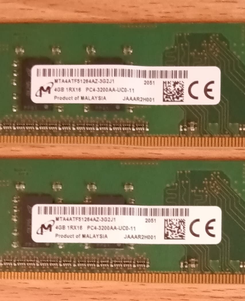 8 GB Micron DDR4-3200