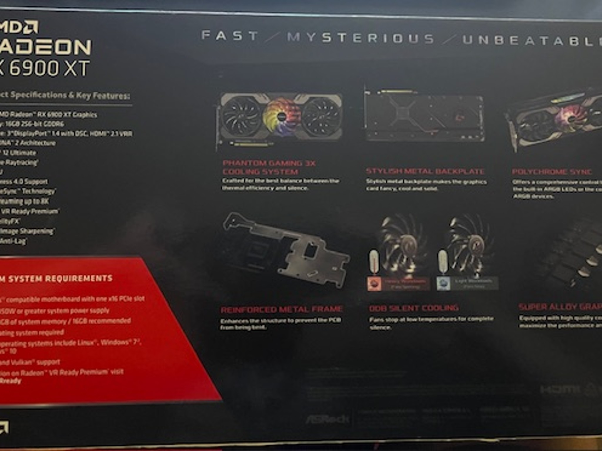 ASRock Phantom Gaming Radeon RX 6900 XT 16GB