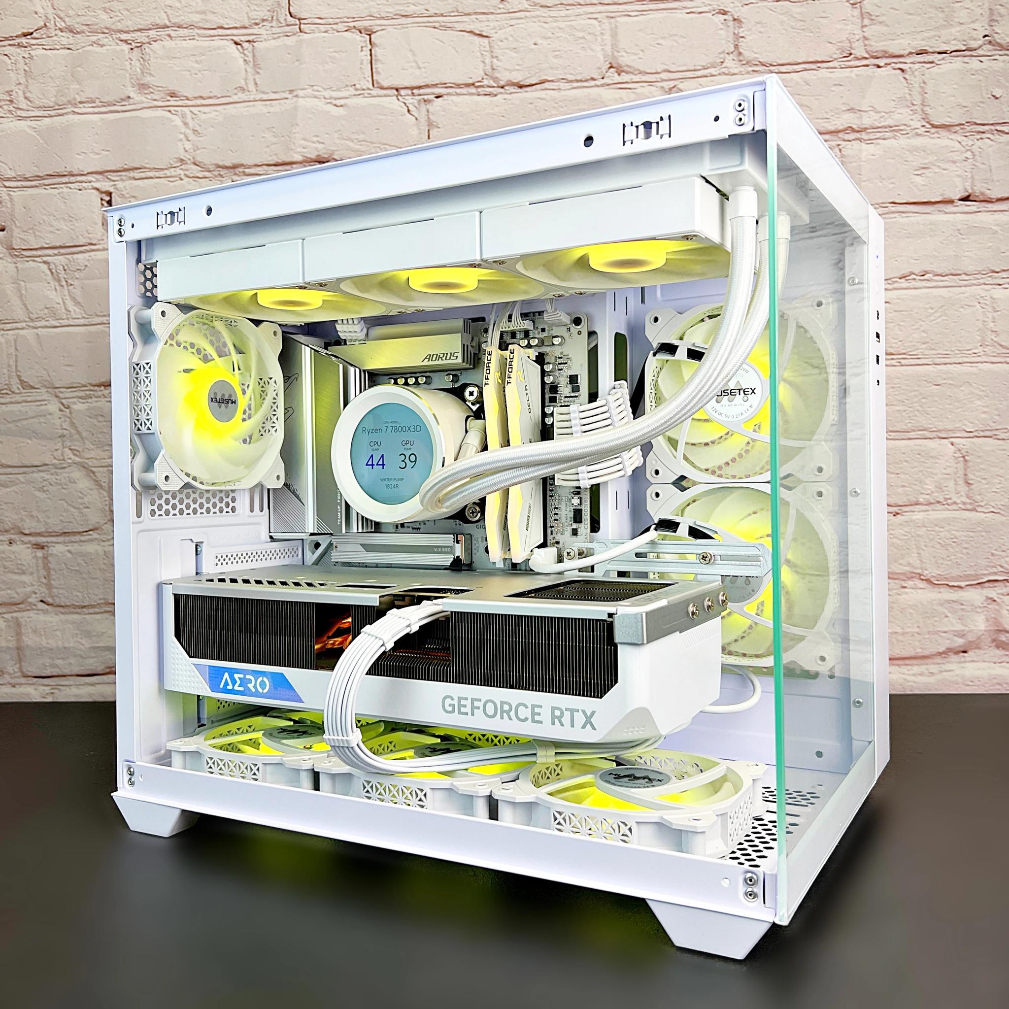 Ryzen 7 7800X3D RTX 4080 Super AERO 32GB DDR5 RAM 4TB SSD M.2 WIN 11 PRO Gaming PC 🤯
