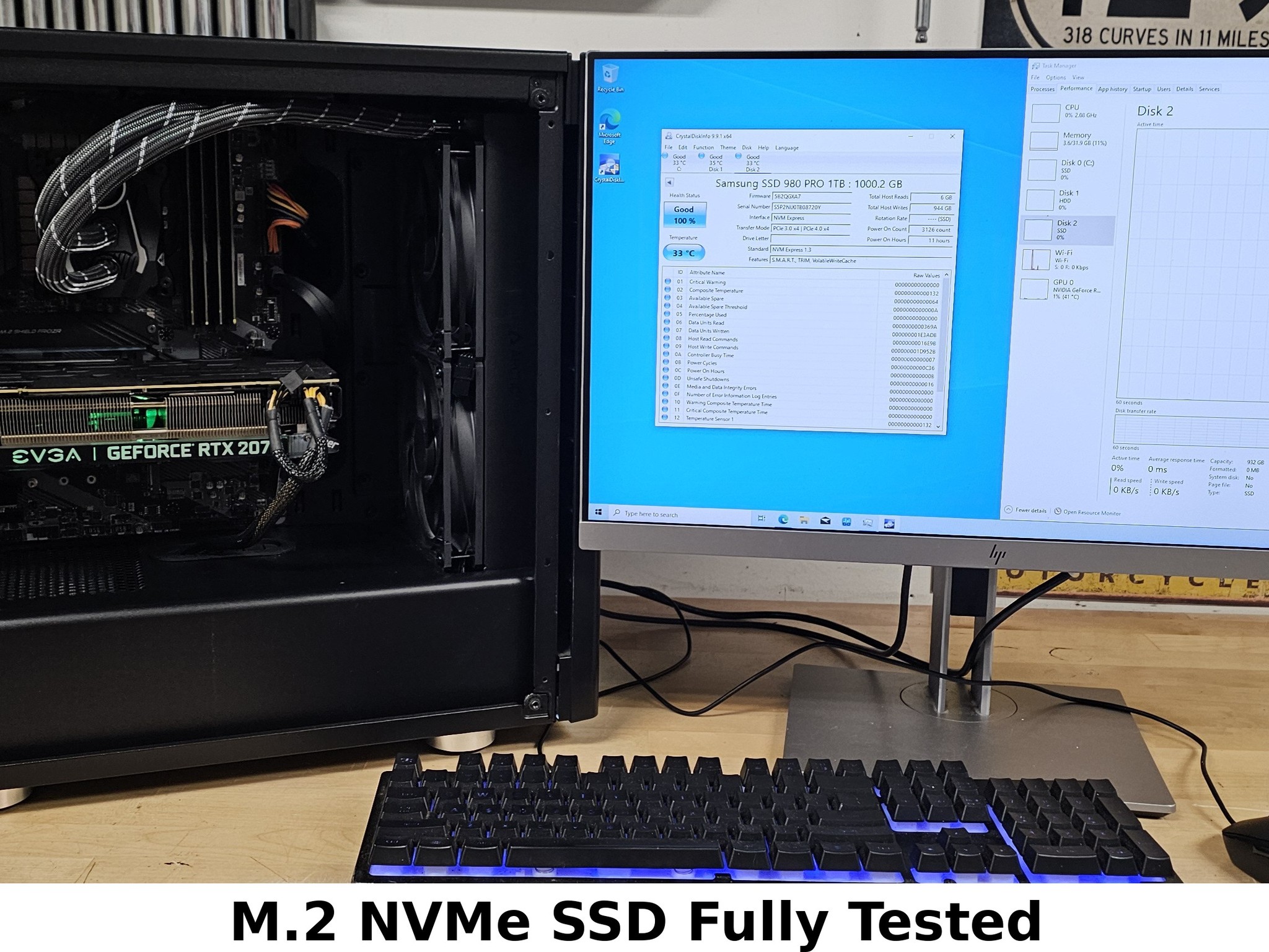 1TB NVMe M.2 SSD Samsung 980 PRO