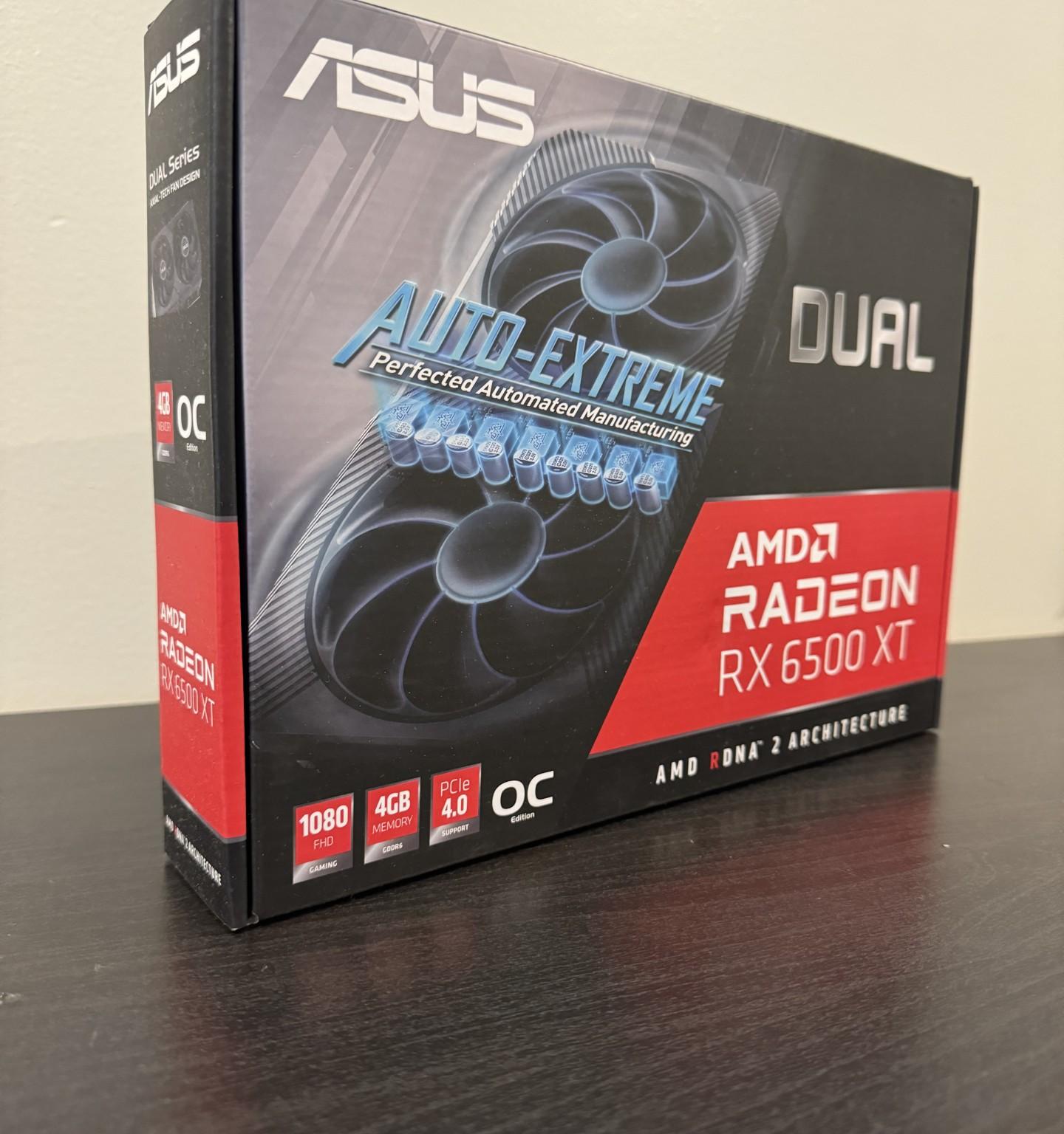 BRAND NEW - ASUS AMD RX 6500 XT OC