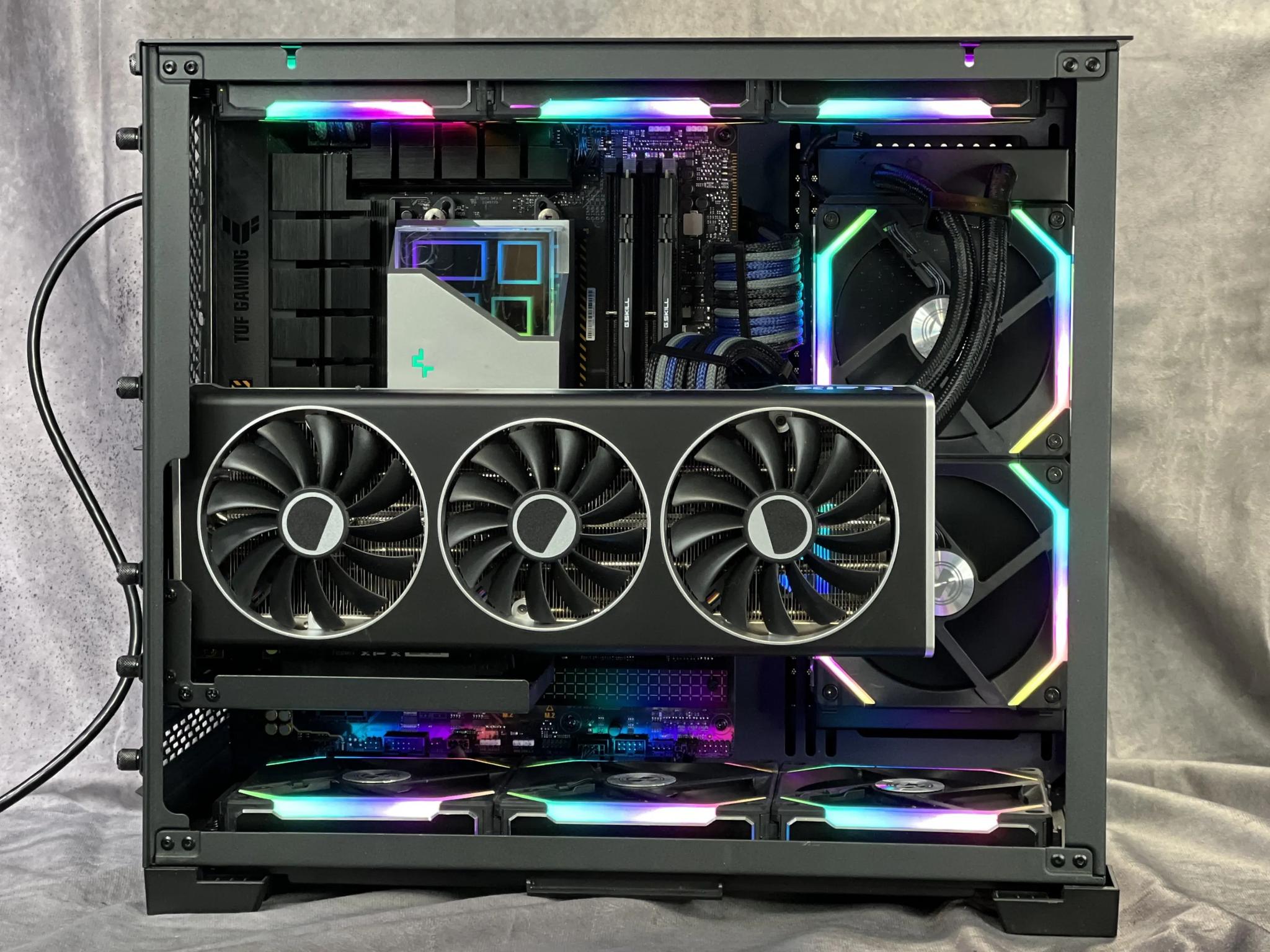 Custom Gaming PC - 7600X3D, 7800 XT, 32GB DDR5-6000, 1TB Gen 4 NVMe, full custom cables