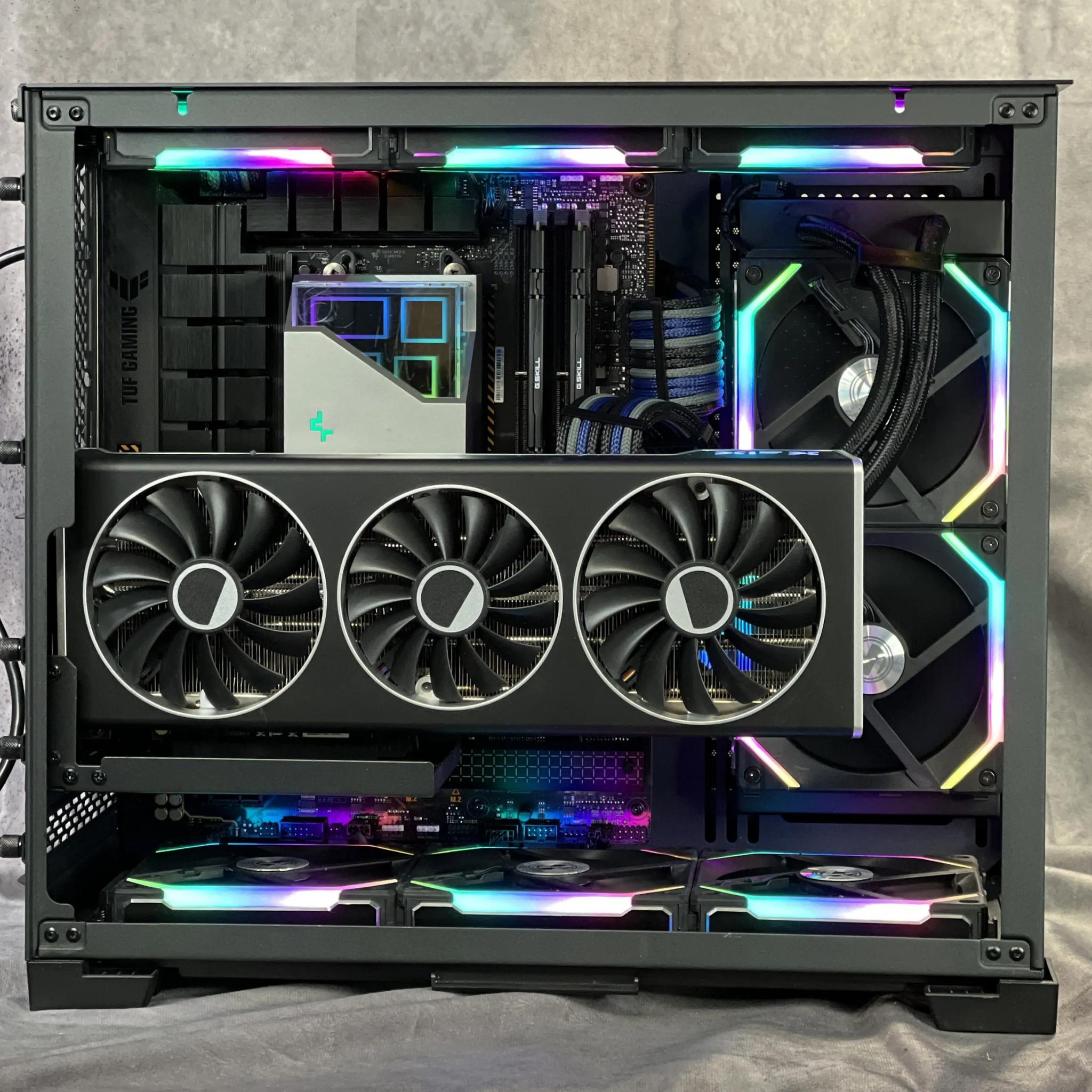Custom Gaming PC - 7600X3D, 7800 XT, 32GB DDR5-6000, 1TB Gen 4 NVMe, full custom cables