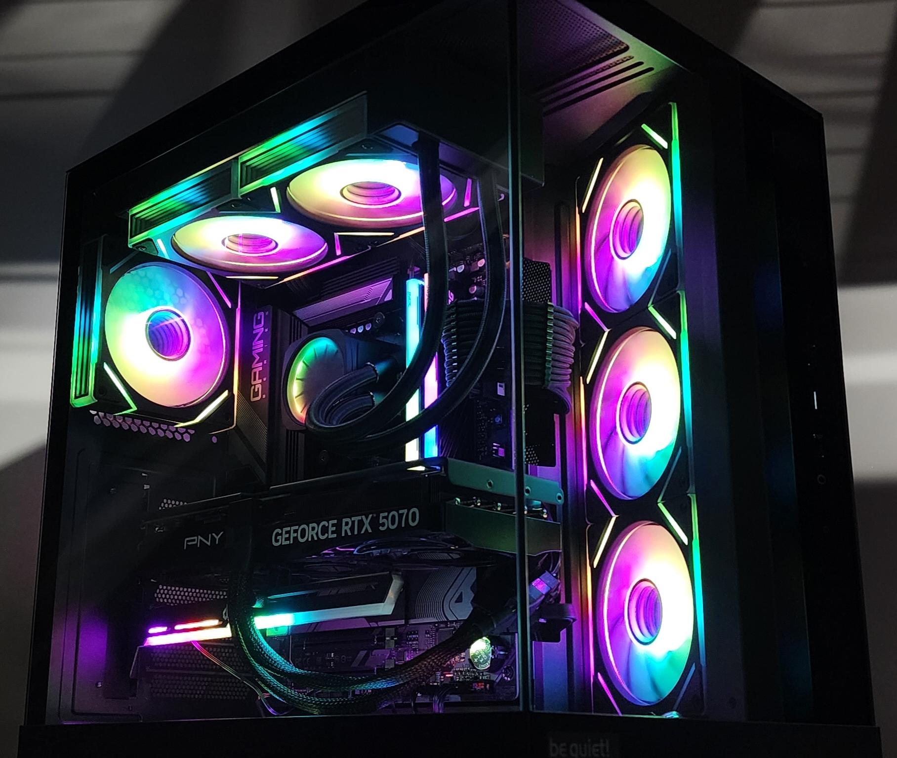 Gaming PC Ryzen 7 7700 32GB RAM 1TB SSD RTX 5070 12GB Windows 11 Computer