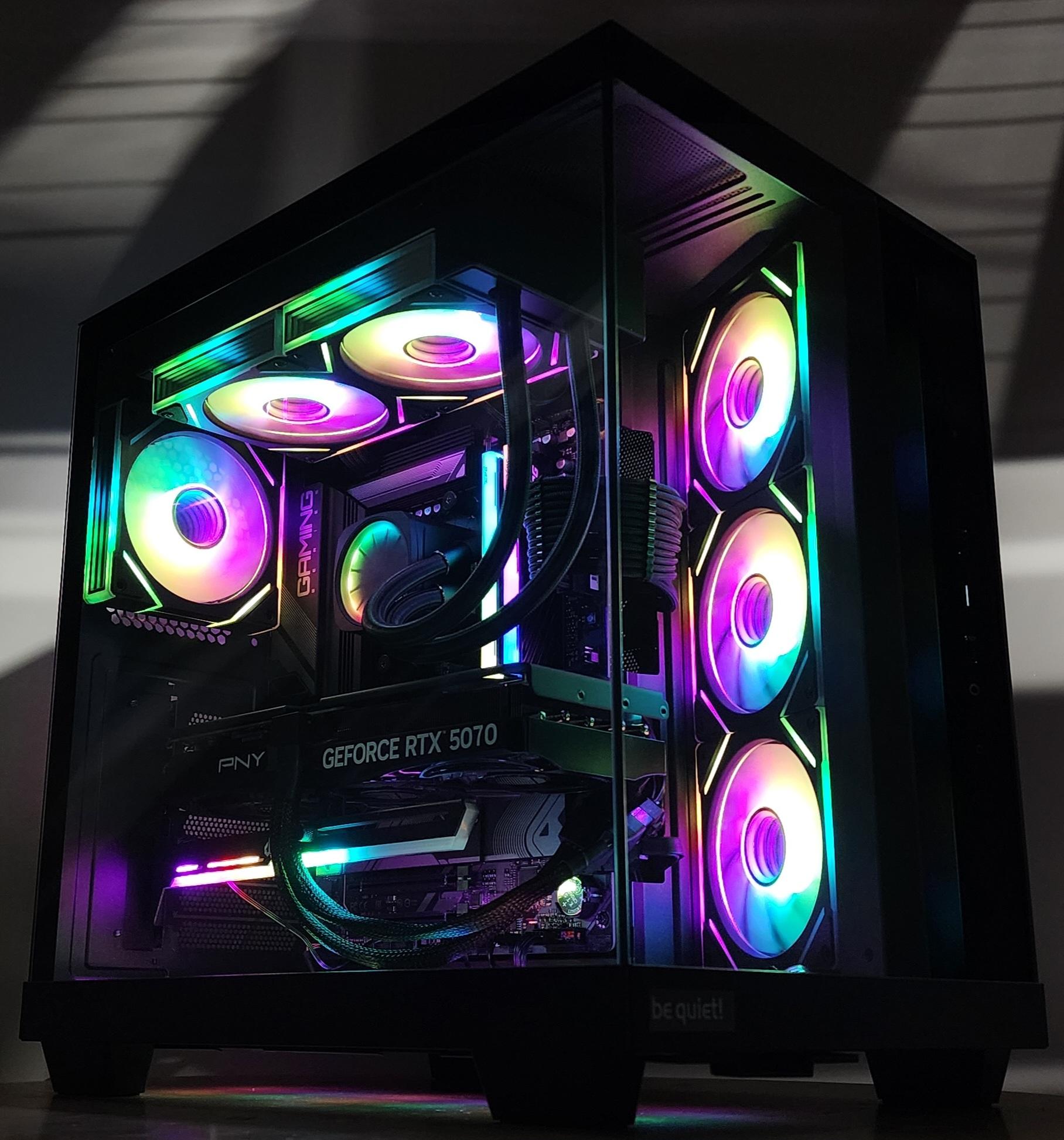 Gaming PC Ryzen 7 7700 32GB RAM 1TB SSD RTX 5070 12GB Windows 11 Computer