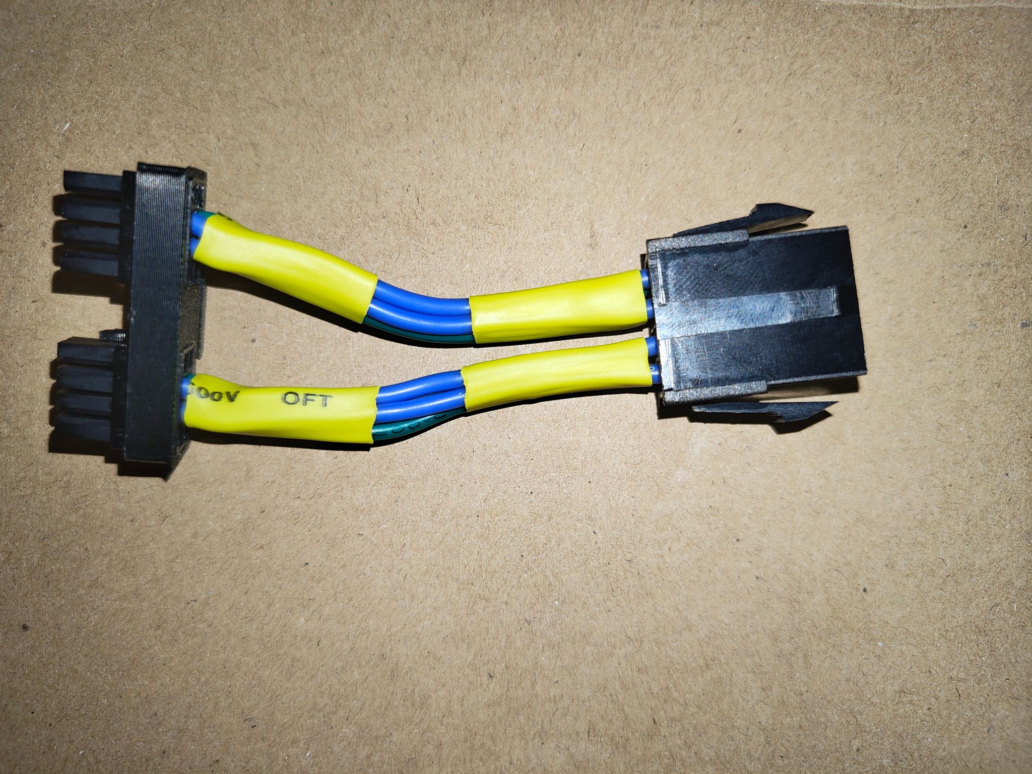FSP500-30AS EPS CPU 8-Pin to Dual Micro-Fit Power Cable for AMD BC250
