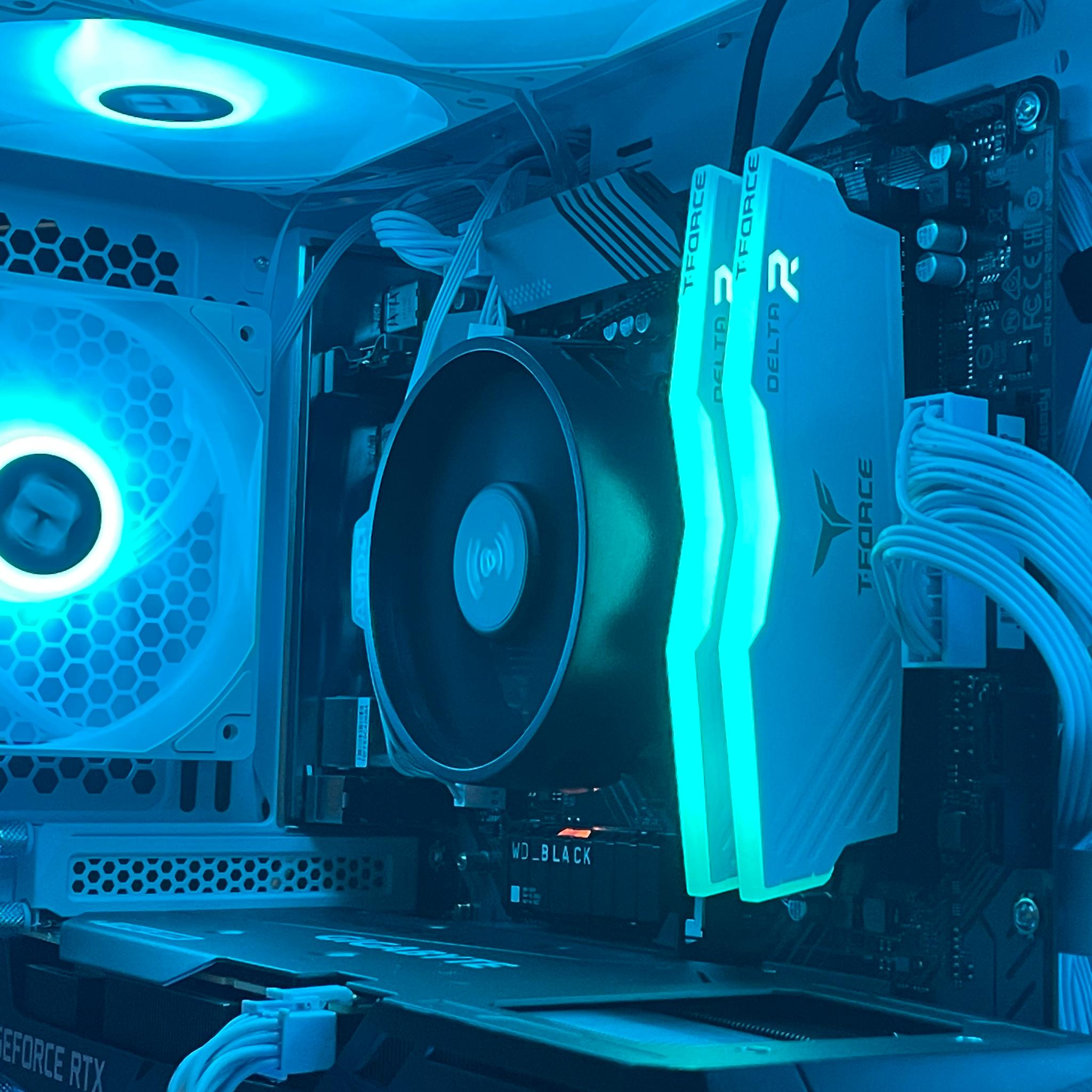 Snowy Beast Gaming PC - Brand New Build - Perfect for 1080p Gaming