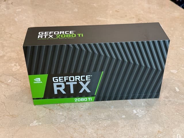 Founders Edition NVIDIA GeForce RTX 2080 Ti - 11GB GDDR6 - Like New!  In Original Box!