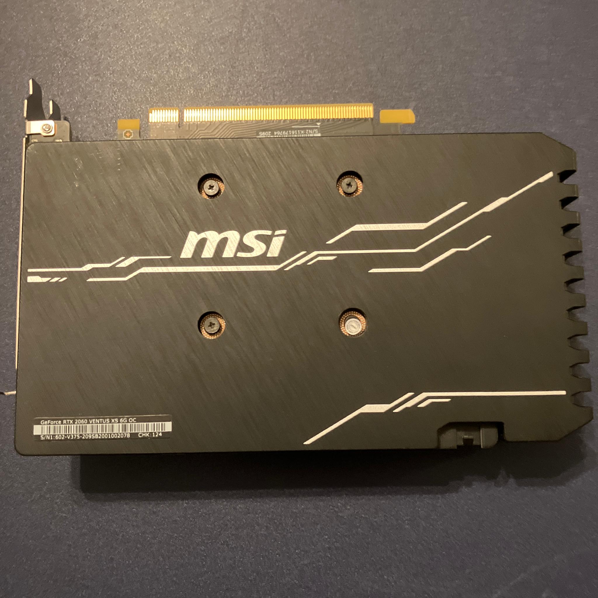 MSI GeForce RTX 2060 VENTUS XS 6G OC