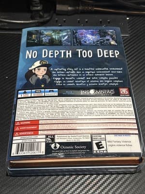 Song of the Deep Collectors Edition PS4Game Steelbook Watch Cards Puzzle Book ED