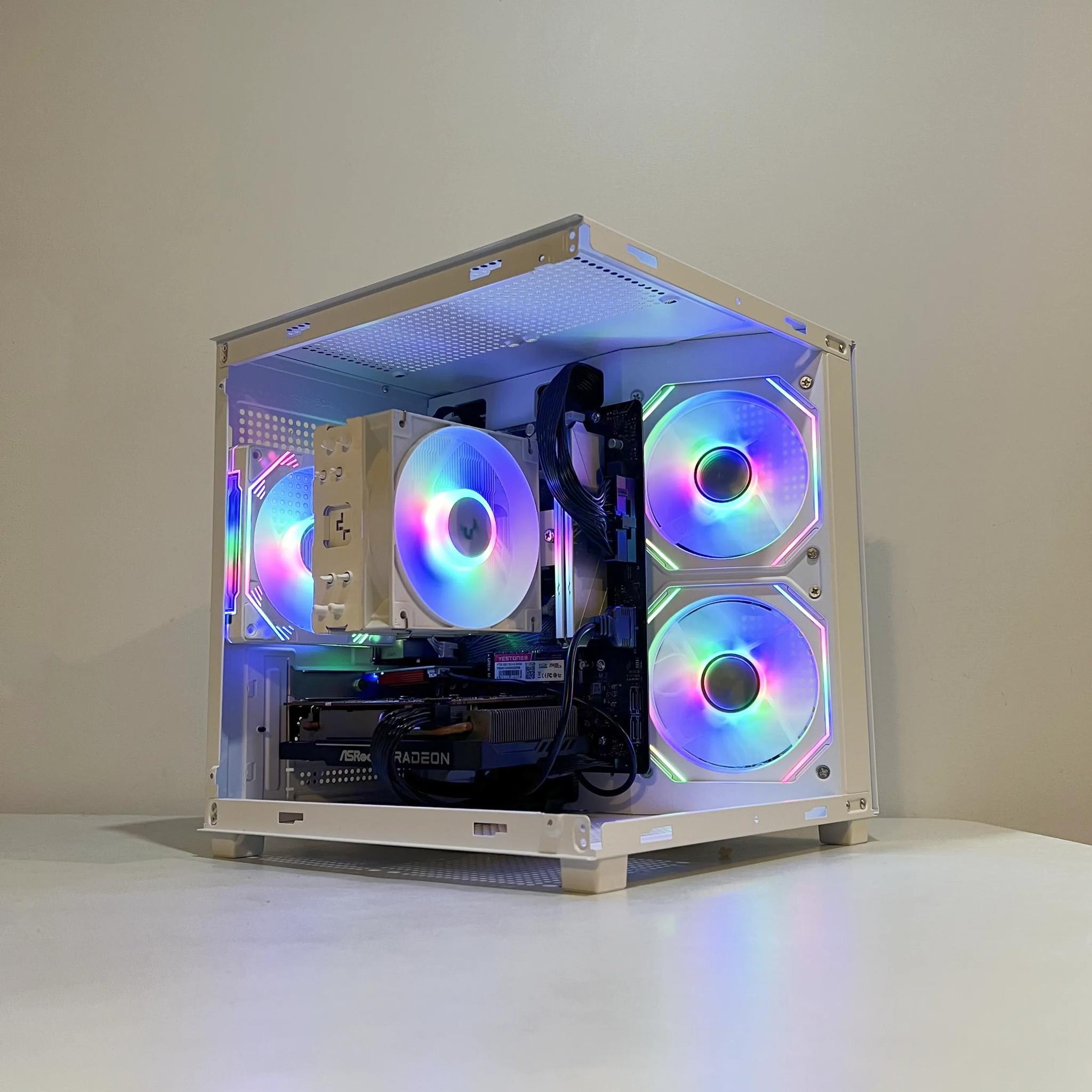 🔥SALE🔥 R5-4500|RX 6500XT|WIFI|ARGB Fans|16GB RAM-DepxTech Pre-Built PC