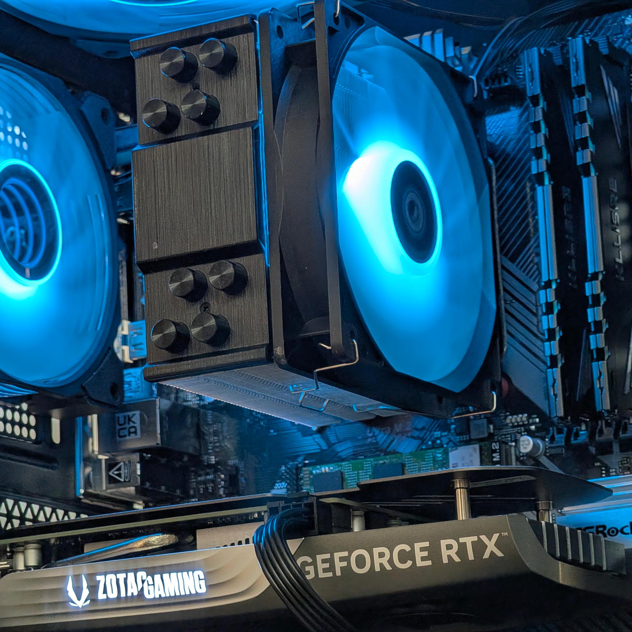 💙🖤Ryzen 7 3700x | RTX 4060 | 32GB DDR4 | 1TB SSD | Gaming PC🖤💙