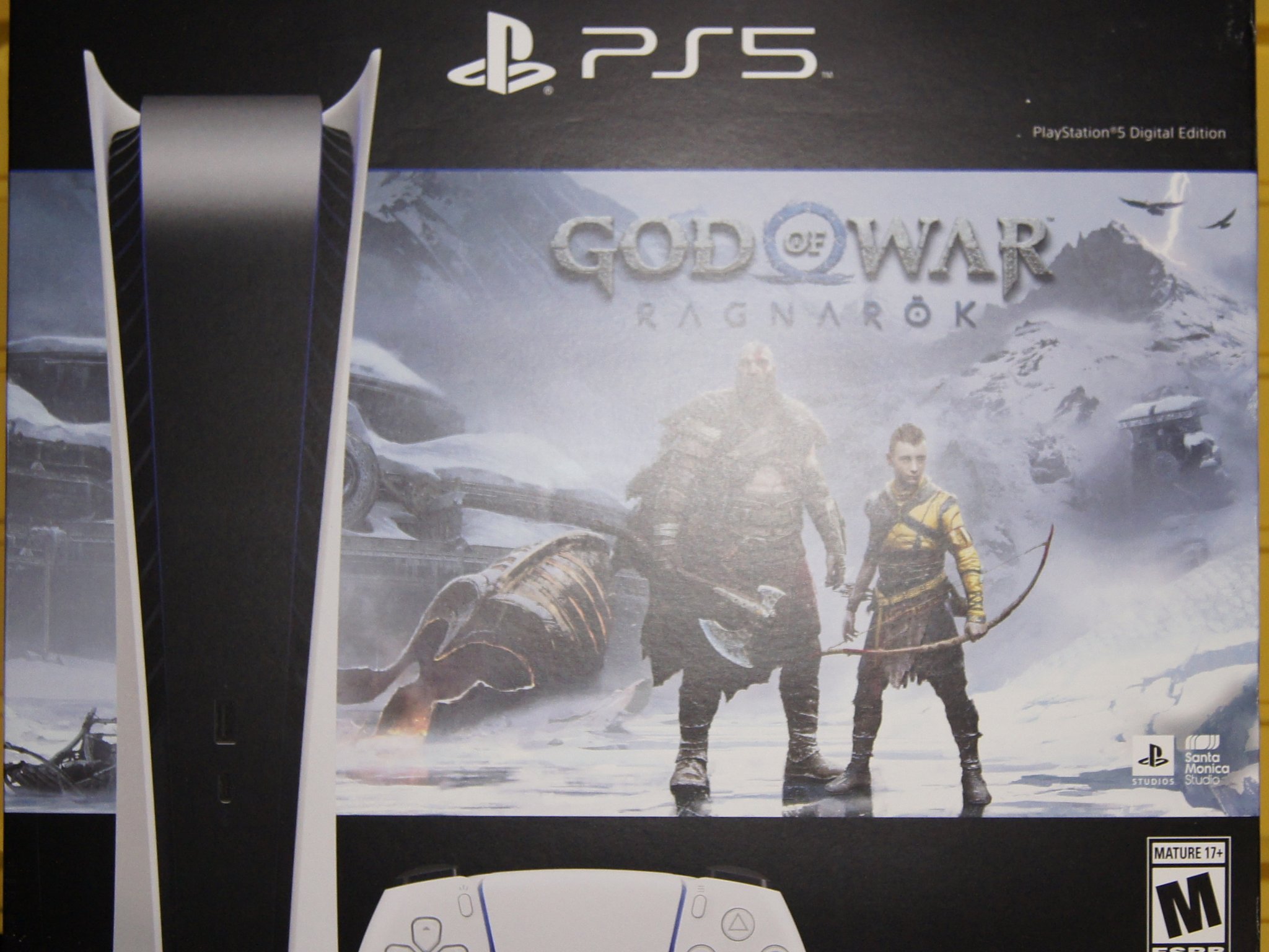PS5 Digital Edition – God of War Ragnarök Bundle