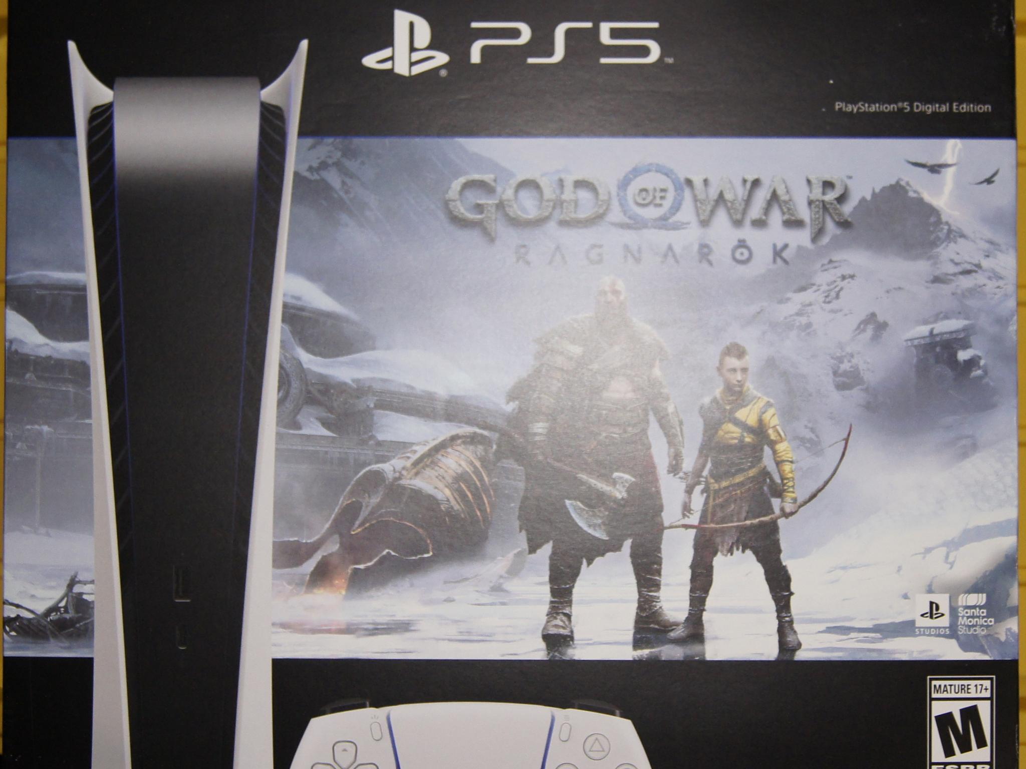 PS5 Digital Edition – God of War Ragnarök Bundle