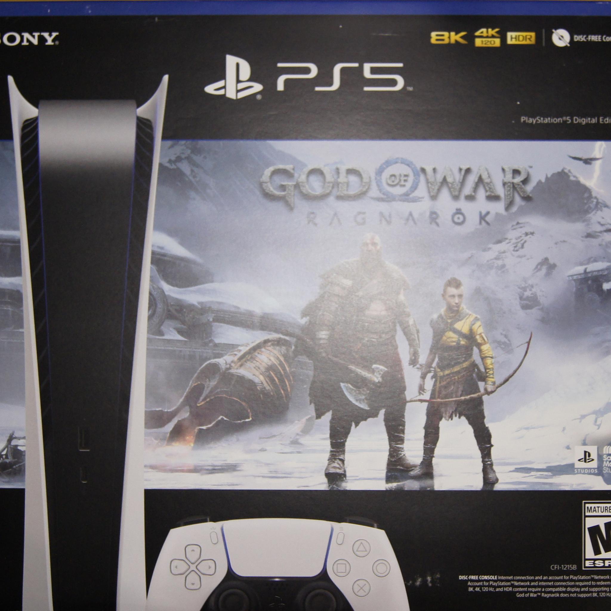 PS5 Digital Edition – God of War Ragnarök Bundle