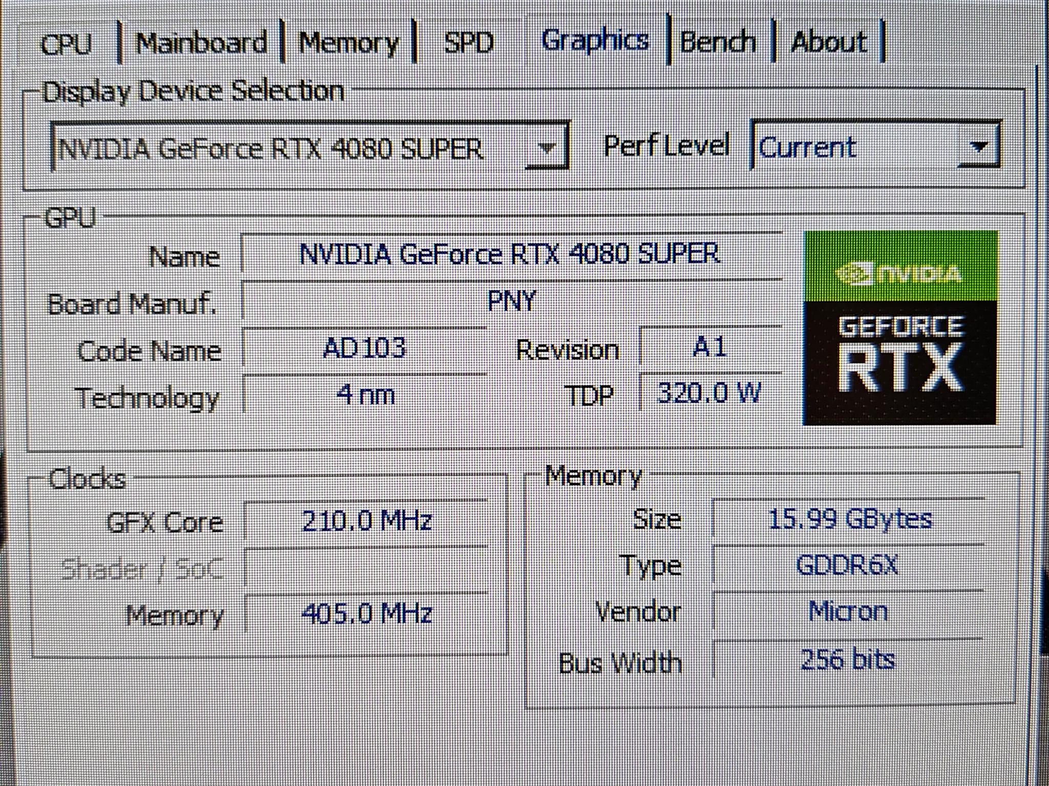 PNY RTX 4080 Super Verto OC