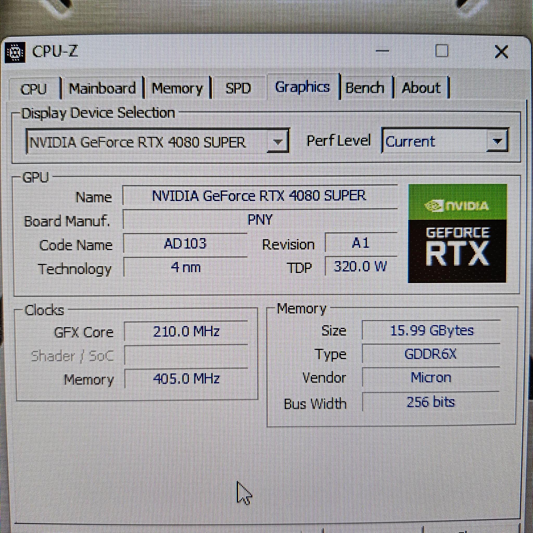 PNY RTX 4080 Super Verto OC