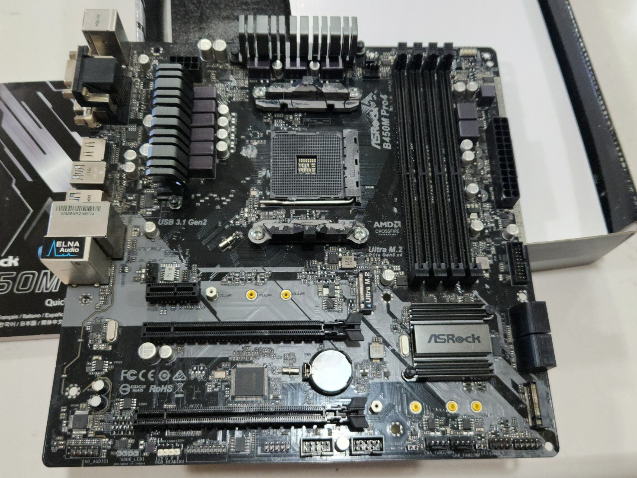 ASROCK B450M Pro4 M-ATX AM4