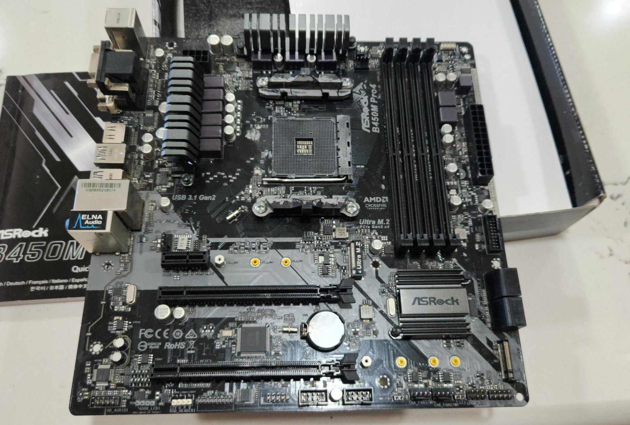 ASROCK B450M Pro4 M-ATX AM4