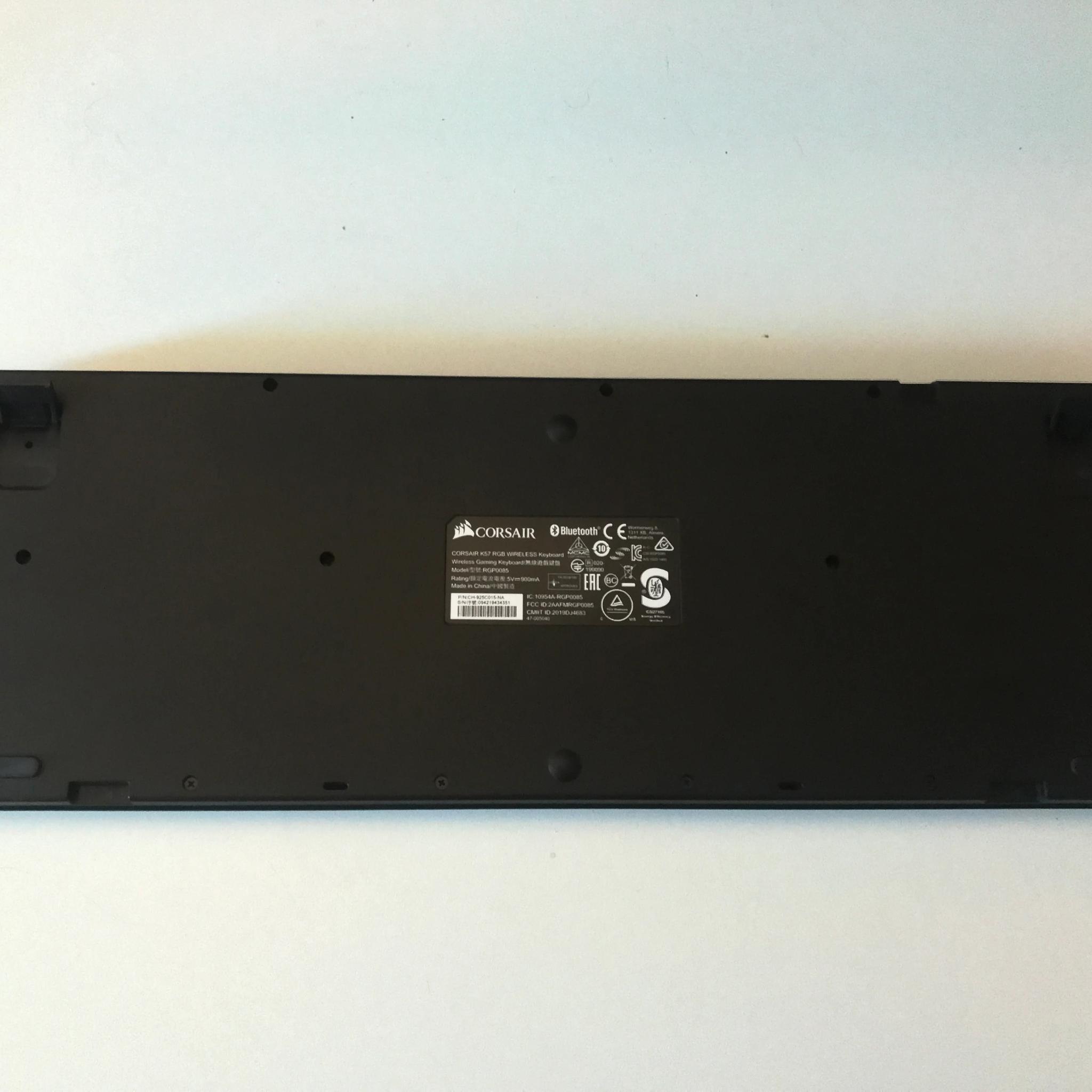 Corsair K57 RGB Wireless Keyboard | NO WIRELESS DONGLE