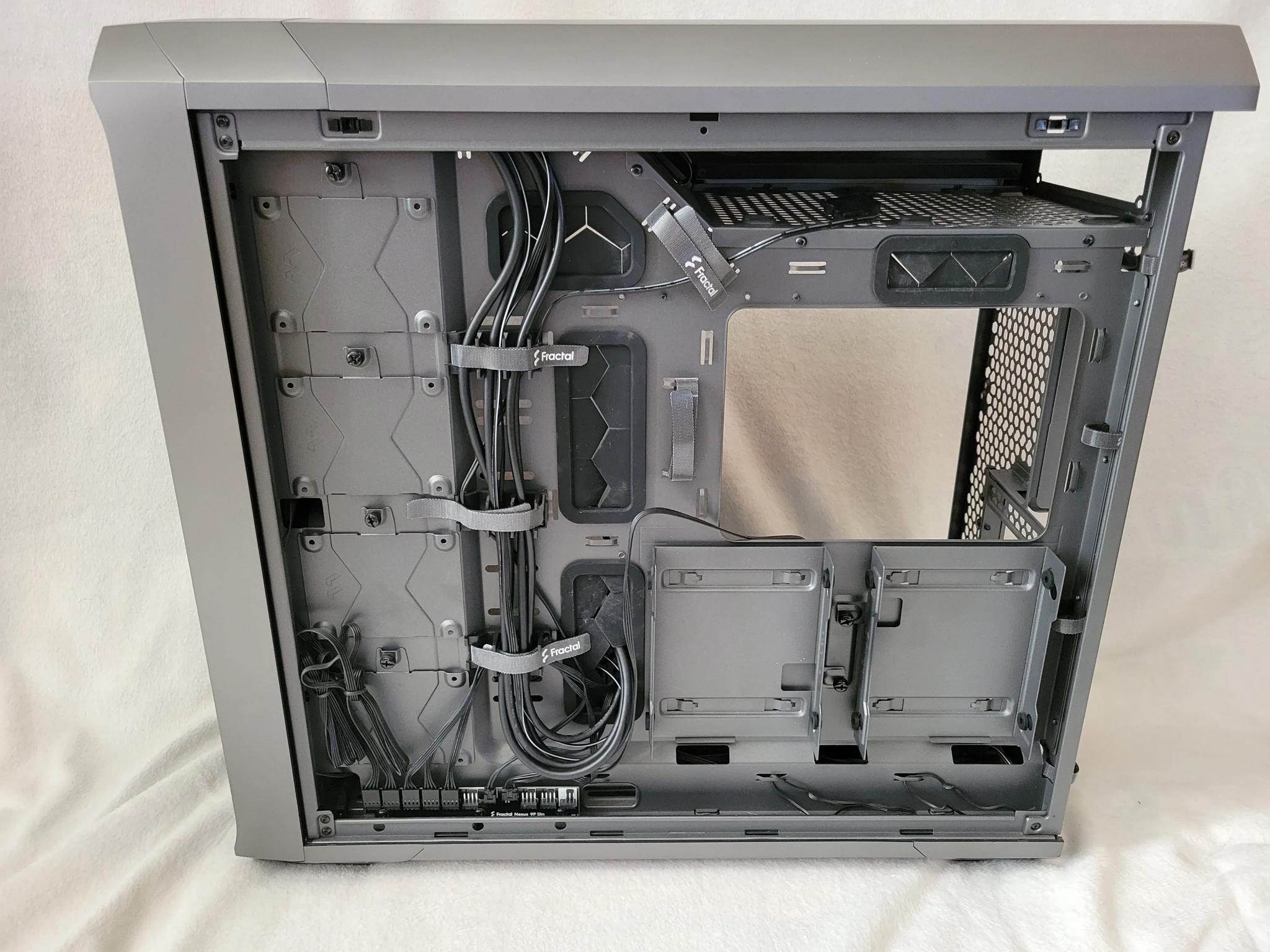 FRACTAL TORRENT EATX CASE, 2x180mm Front fans, NO RGB, Black