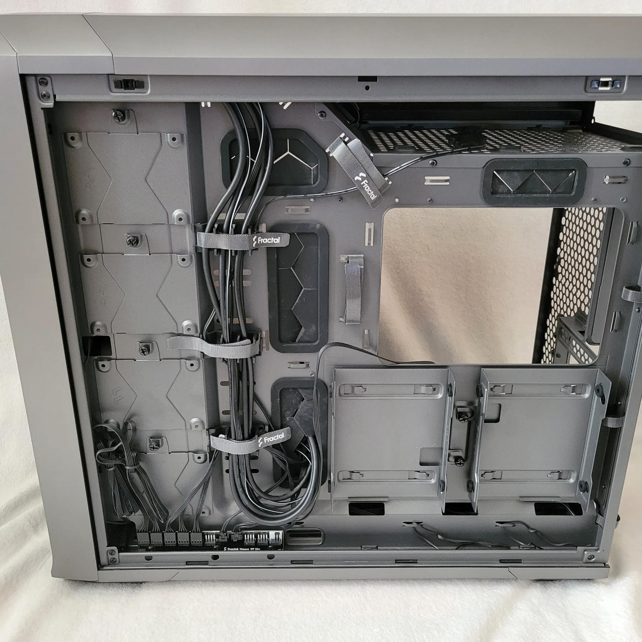 FRACTAL TORRENT EATX CASE, 2x180mm Front fans, NO RGB, Black
