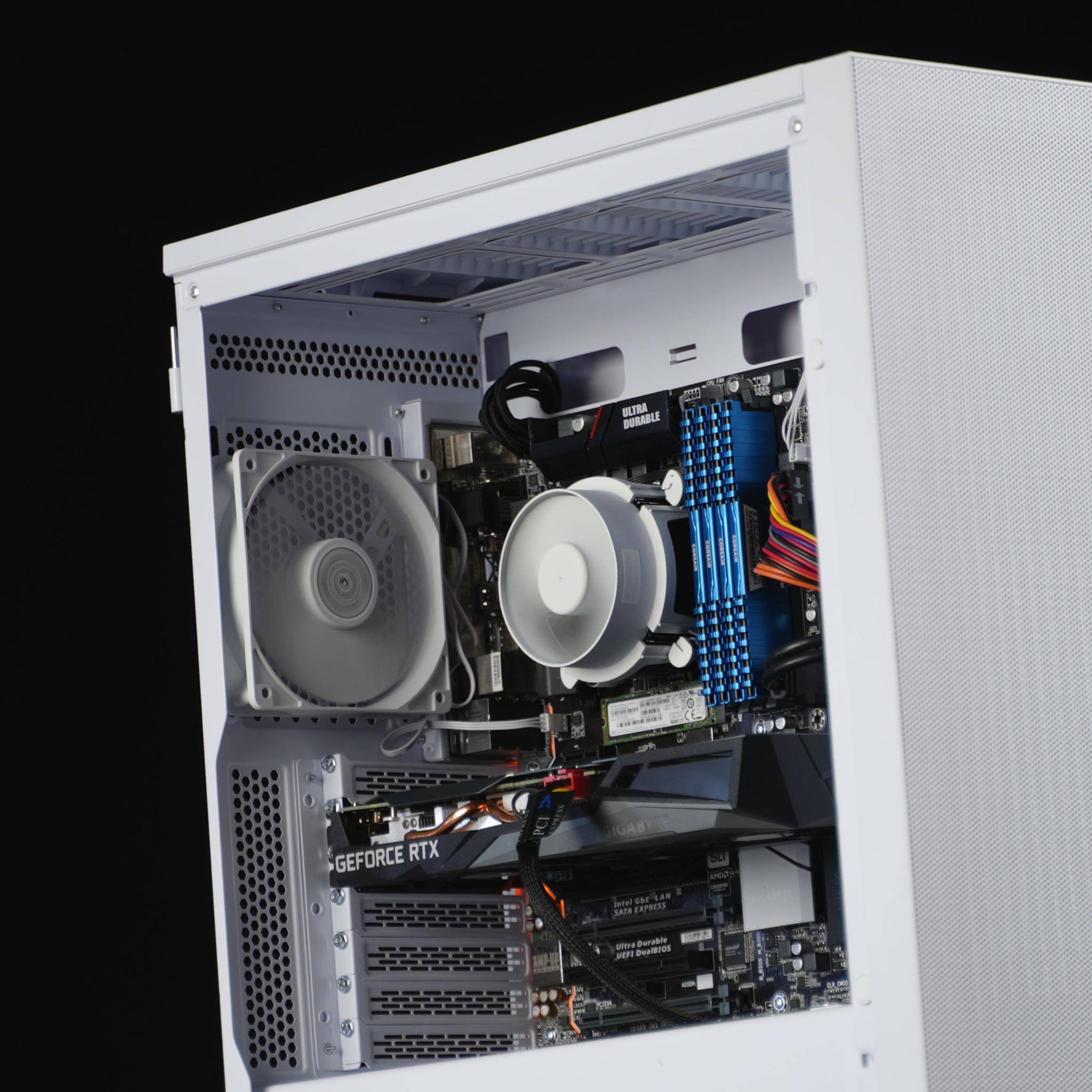 \ WF-01 / RTX 3050 Intel Core i7-7700 1TB 16GB Windows 11 Gaming PC