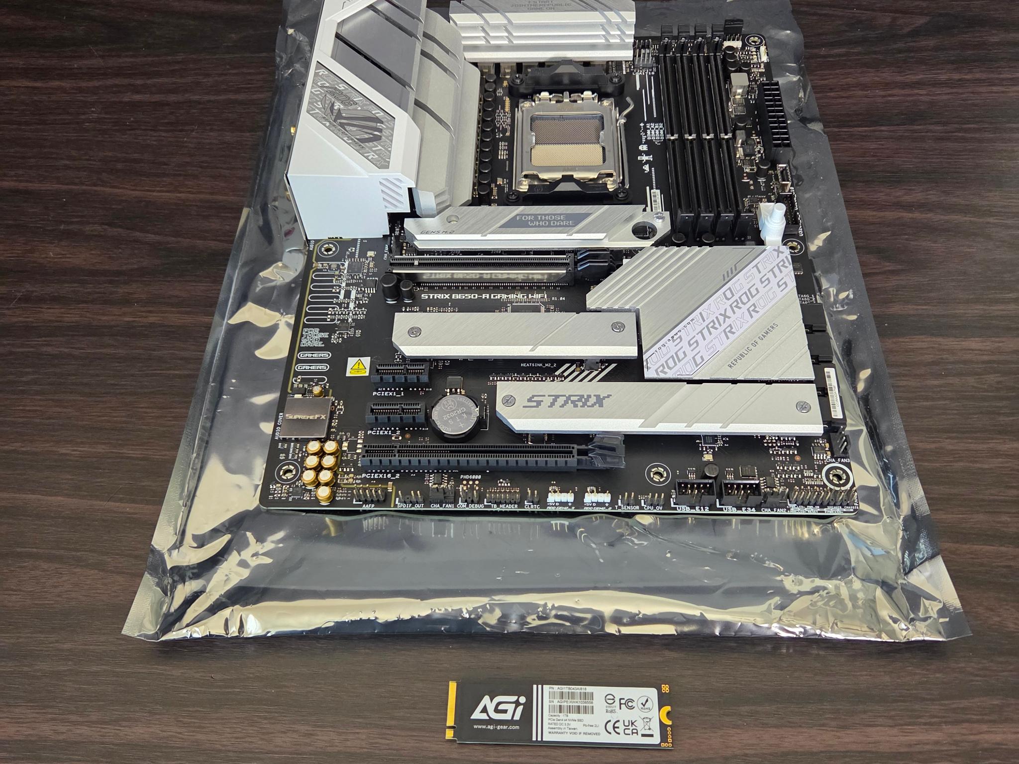 Rog Strix B650 ATX Mobo + 1TB Nvme