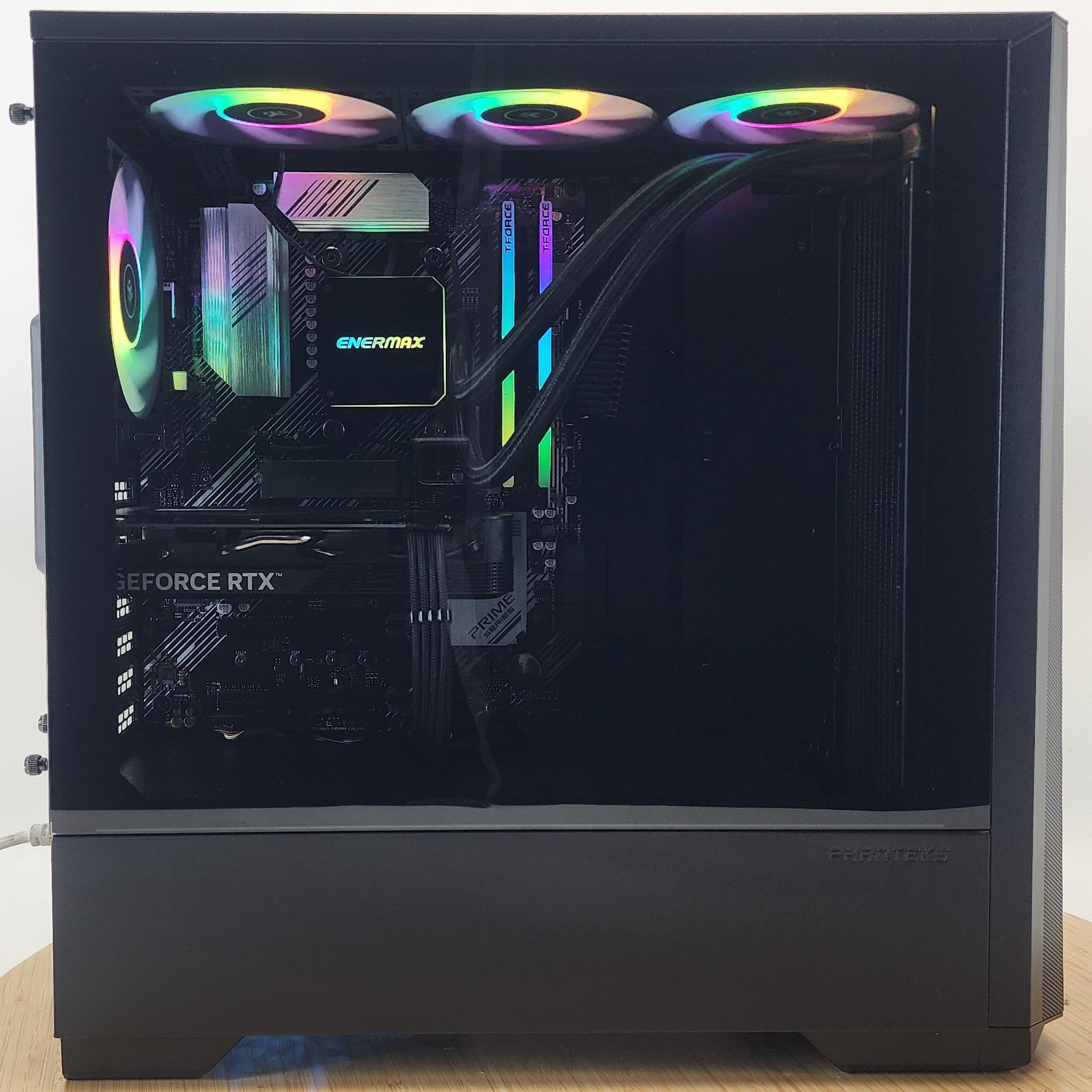 Gaming PC Ryzen 7 5700X 32GB RAM 1TB SSD RTX 4060 8GB Windows 11 Computer