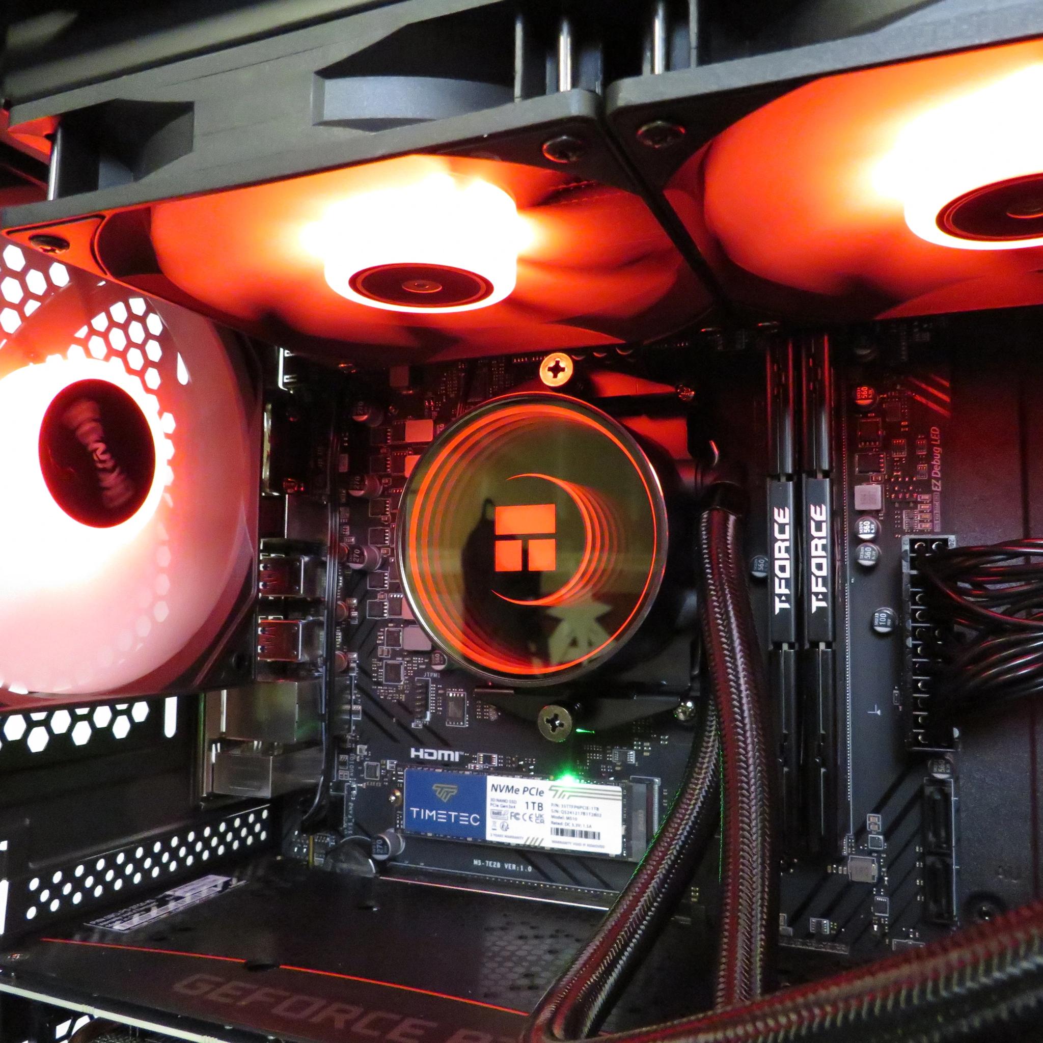 Compact POWER! Ryzen 5 7400F + EVGA RTX 3070 XC3 + 32 GB DDR5 RAM + 1 TB NVME