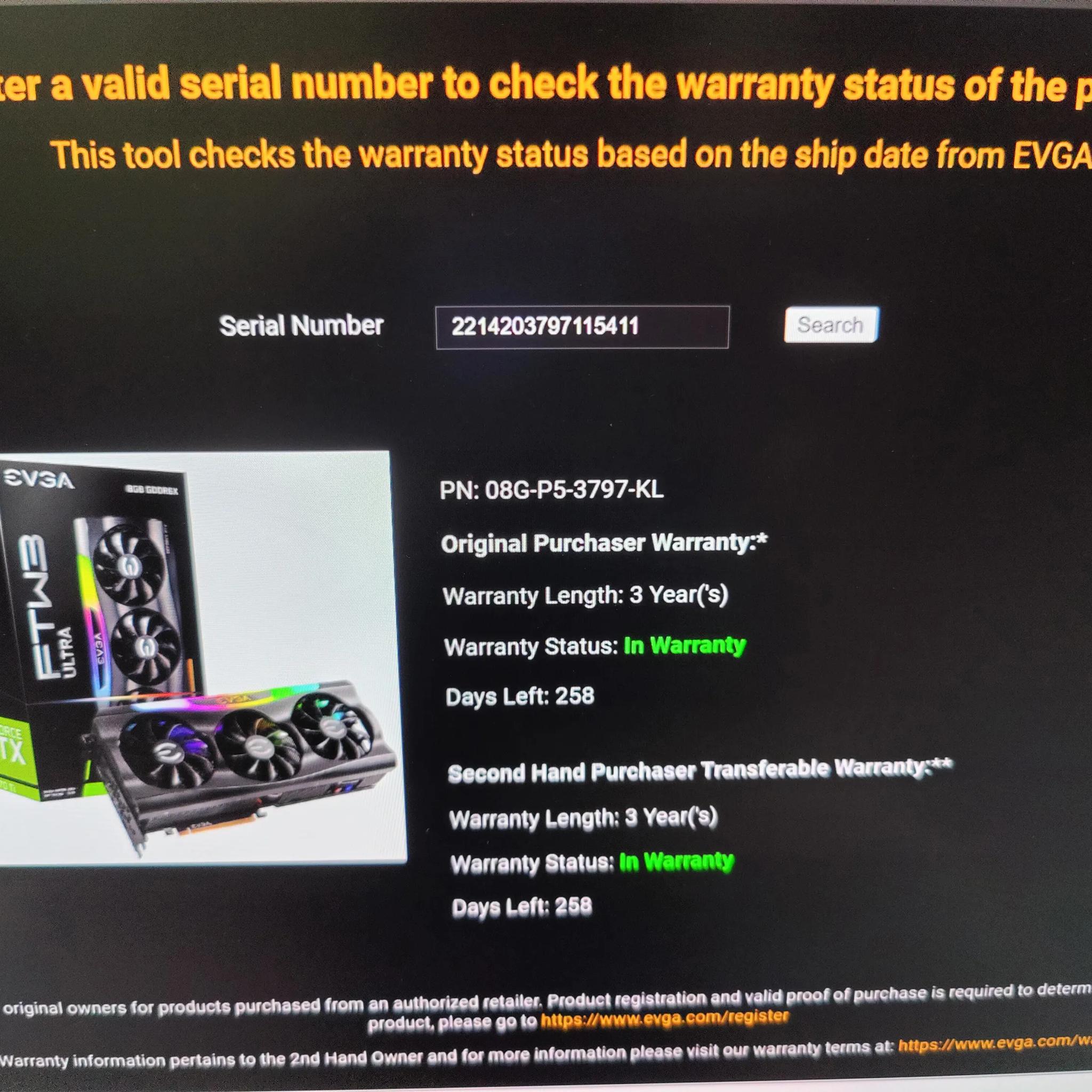 EVGA RTX 3070 ti FTW