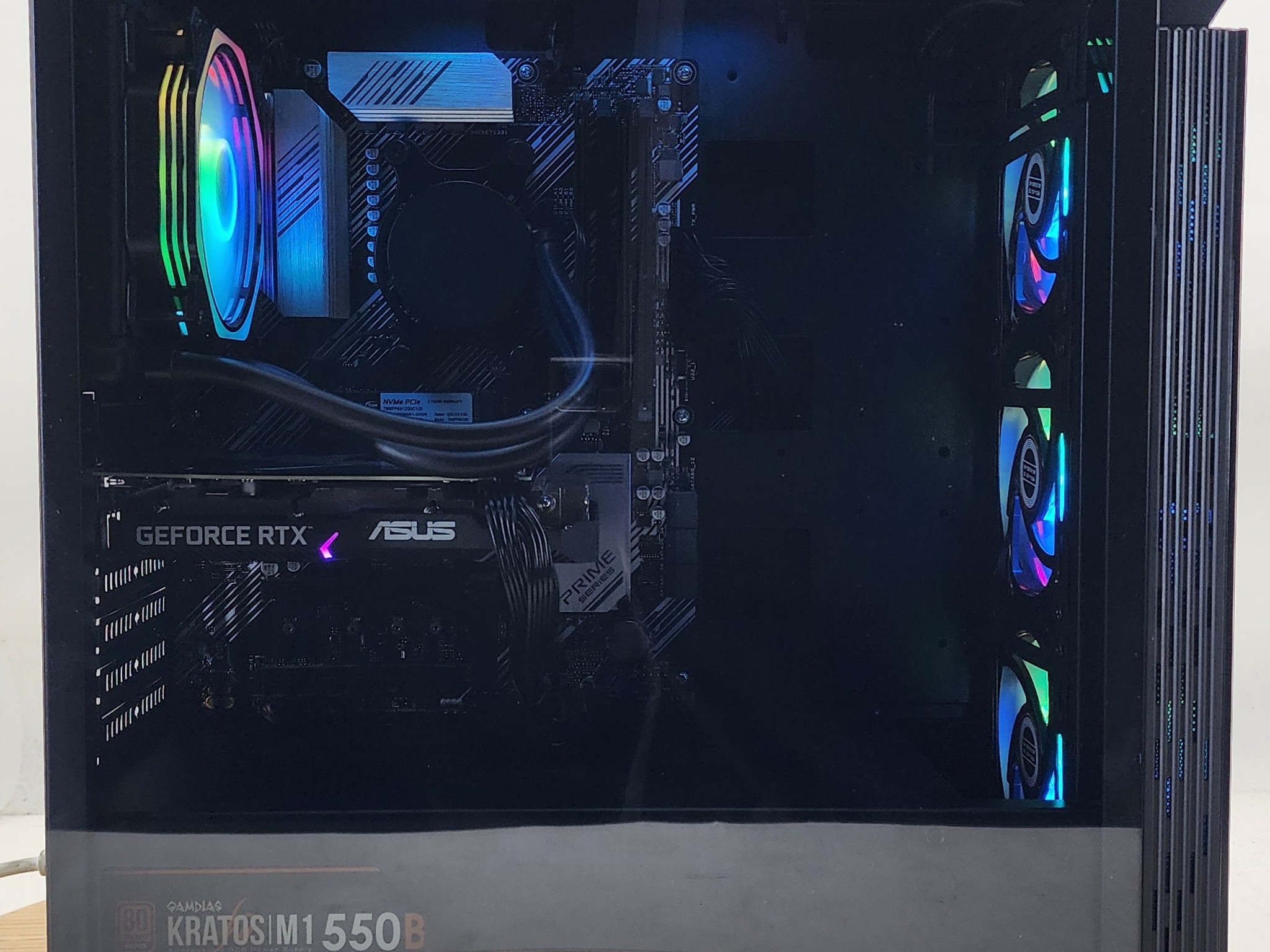 Gaming PC Ryzen 7 5700  16GB RAM 512GB SSD RTX 3050 8GB Windows 11 Computer