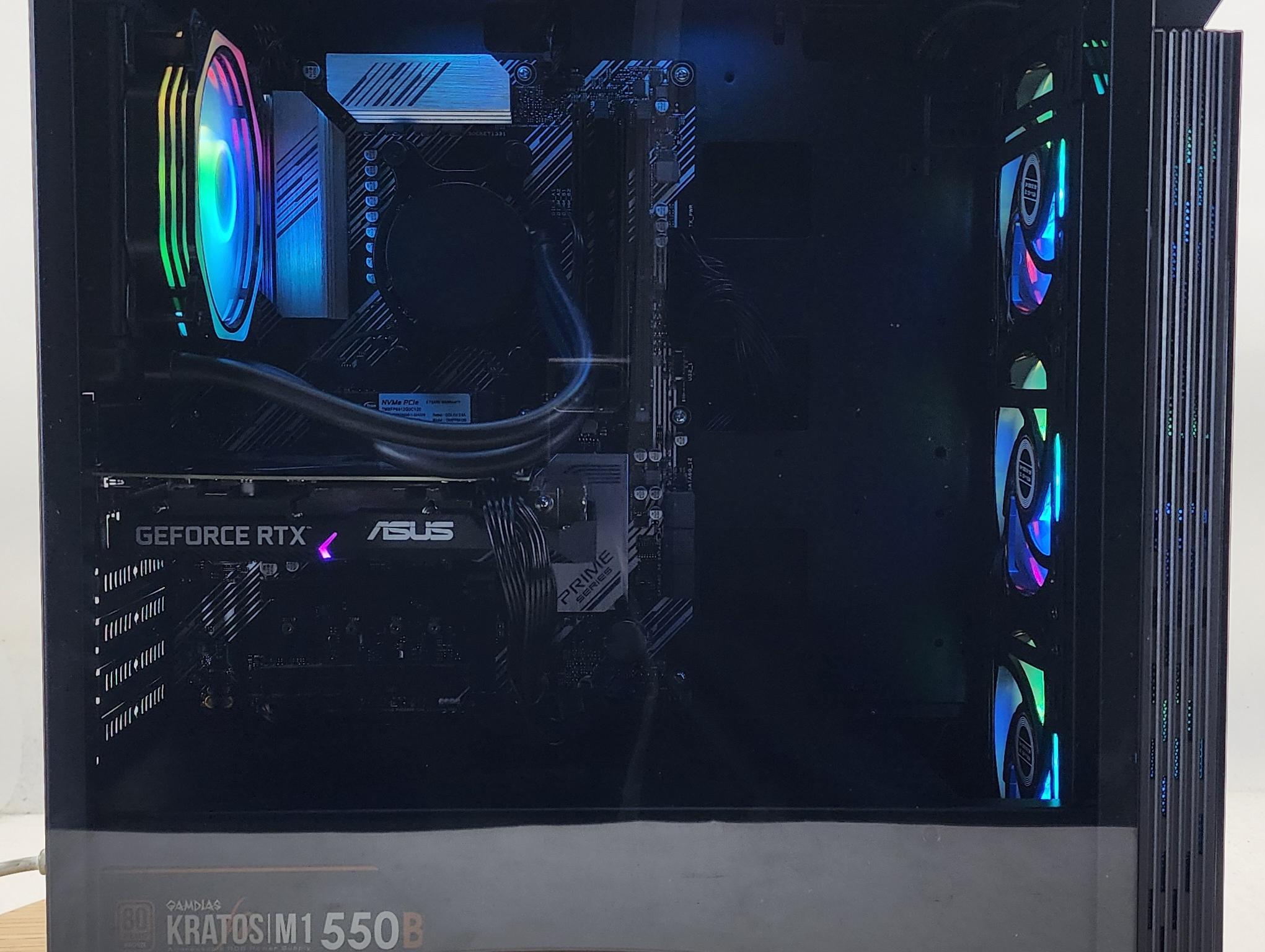 Gaming PC Ryzen 7 5700  16GB RAM 512GB SSD RTX 3050 8GB Windows 11 Computer