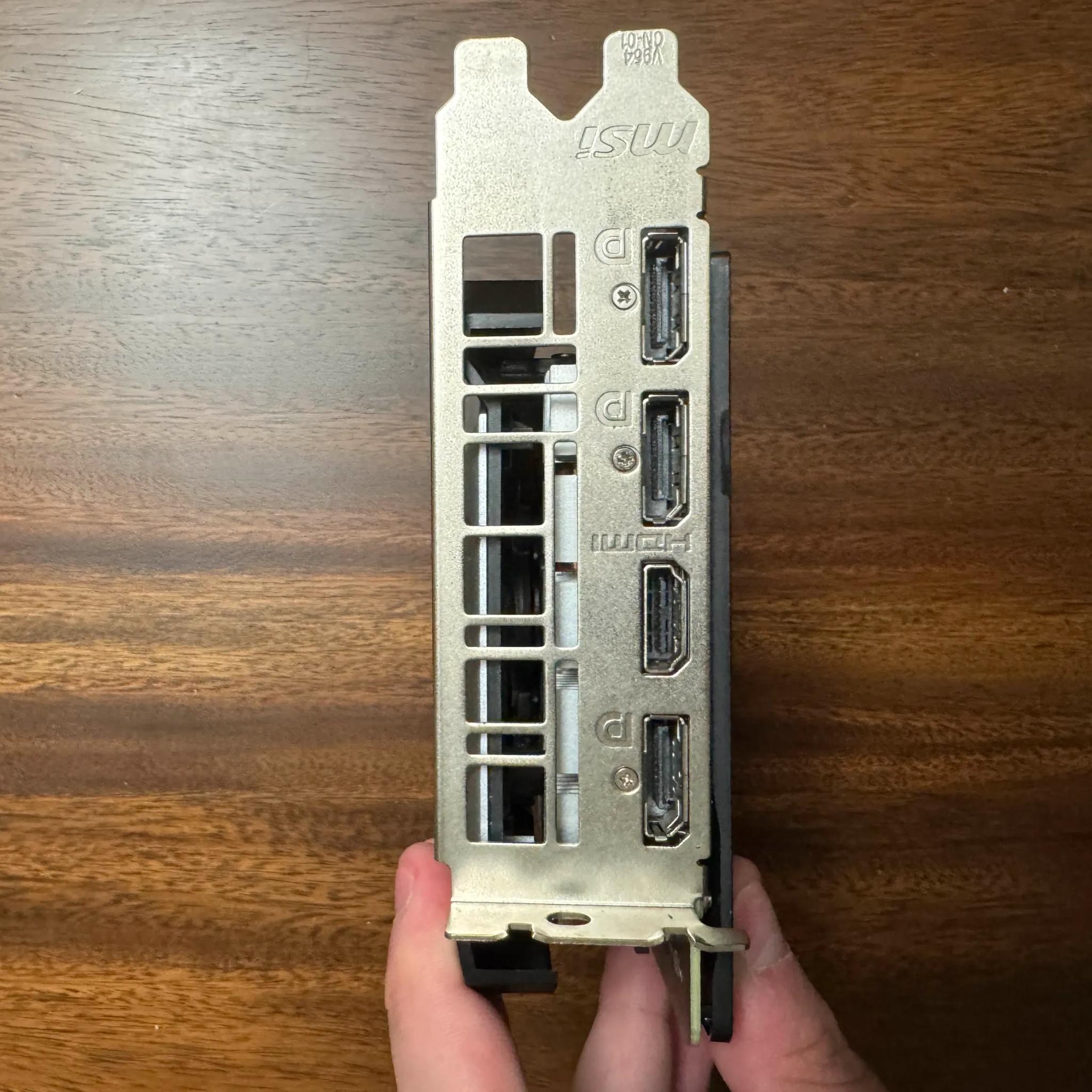 MSI VENTUS OC GeForce RTX 2060 6 GB Video Card