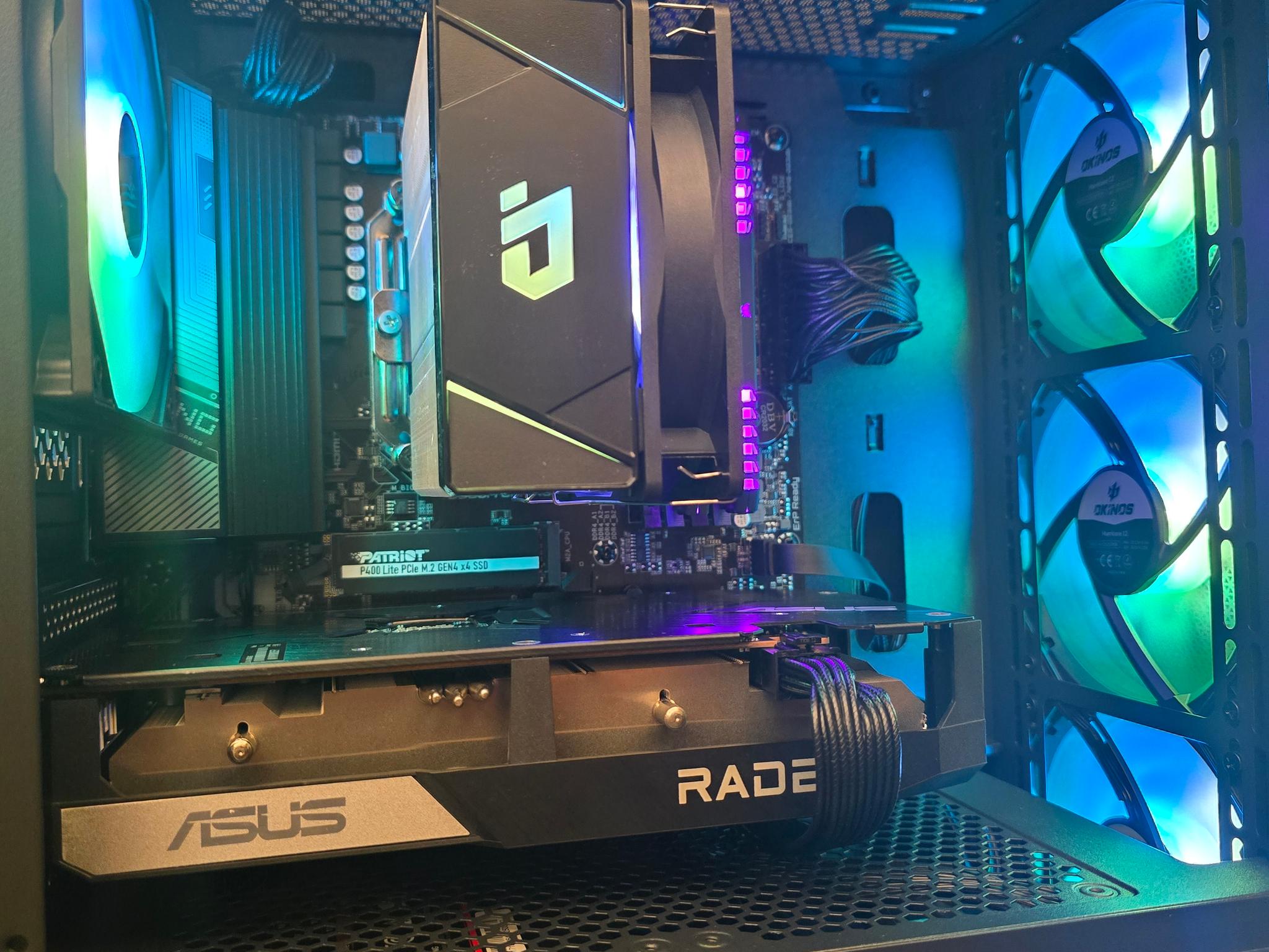 MID LEVEL 1080P PC | RX 6600 8GB | Ryzen 5 5500 | B550M | 16GB DDR4