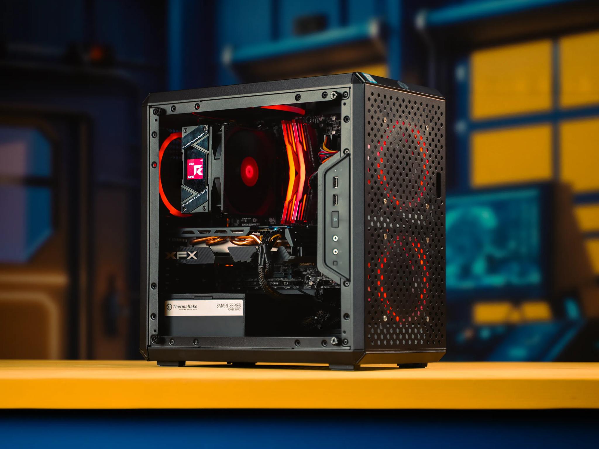 “Eco90” RX 590 Intel Core i7 7700 16GB Windows 11 .5TB Gaming PC Powerhouse