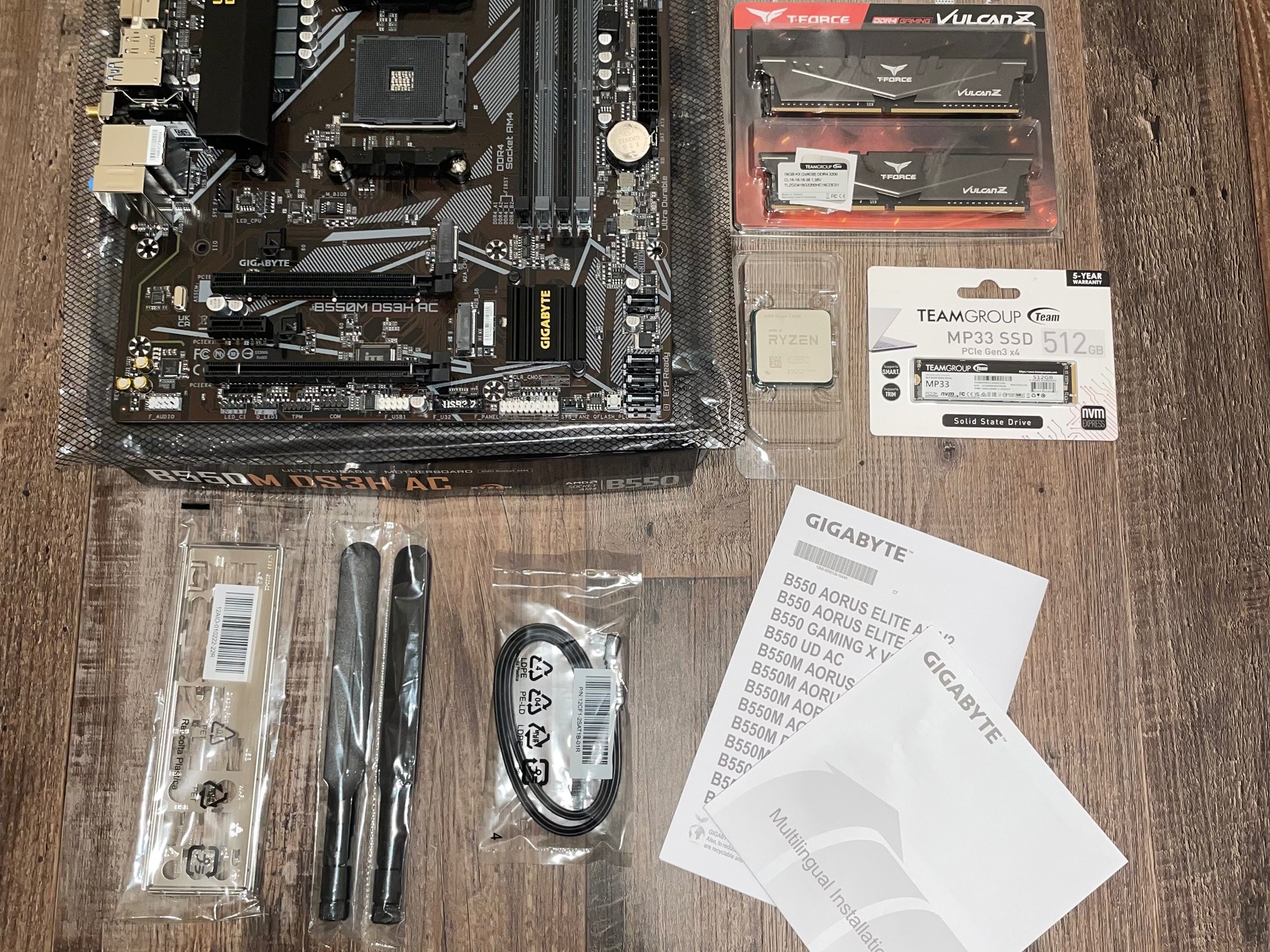 Am4 Motherboard/CPU/RAM/SSD Combo!