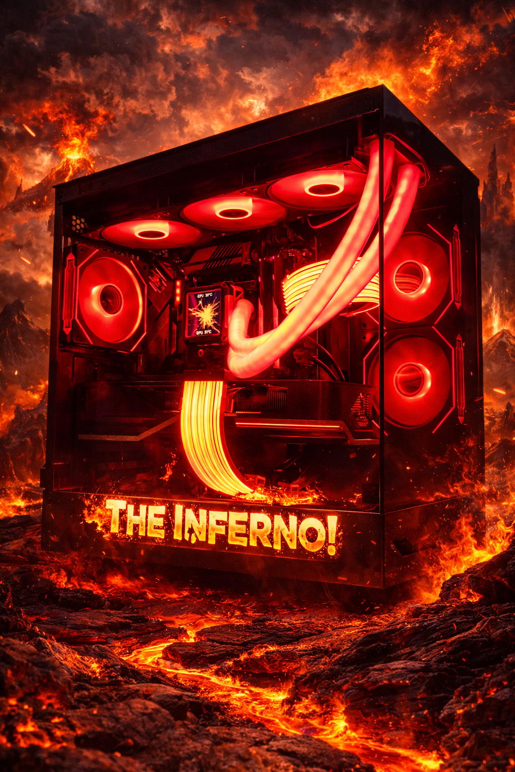 The Inferno!🔥 14600K | 6950XT | 32GB DDR5 | 1TB Gen4 NVMe | LCD Display