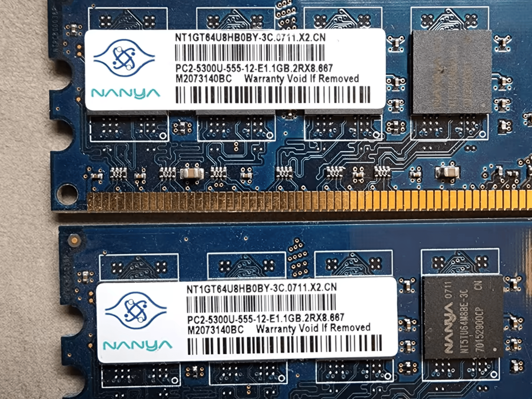 Various DDR2 RAM kits and single sticks