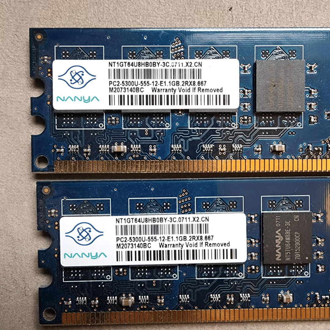 Various DDR2 RAM kits and single sticks