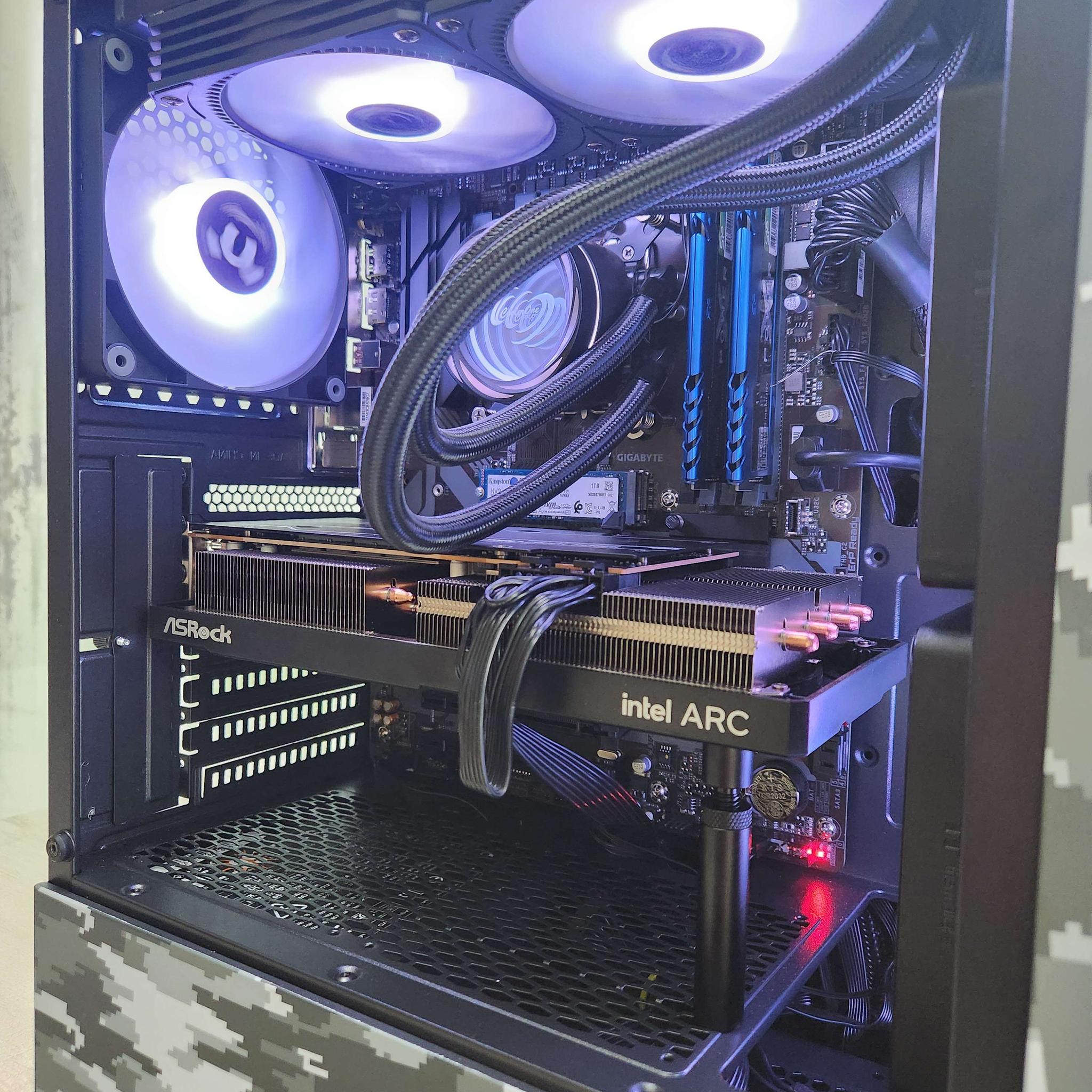 🍀Intel Arc A580 | i5-13400F | 32GB RAM | 1TB NVMe | WiFi | Windows 11 | Keyboard + Mouse Included!