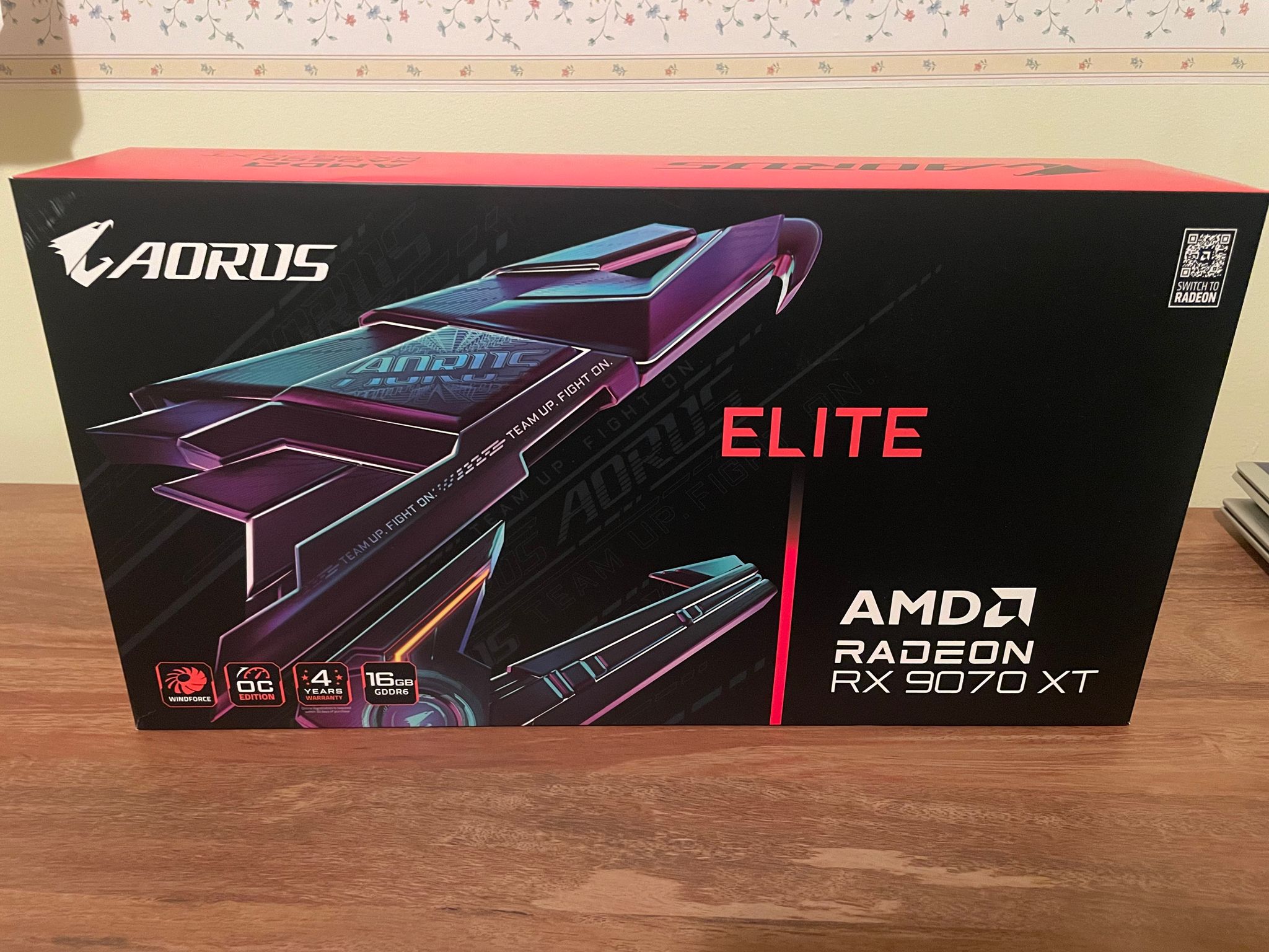 GIGABYTE AORUS Radeon RX 9070 XT ELITE 16G