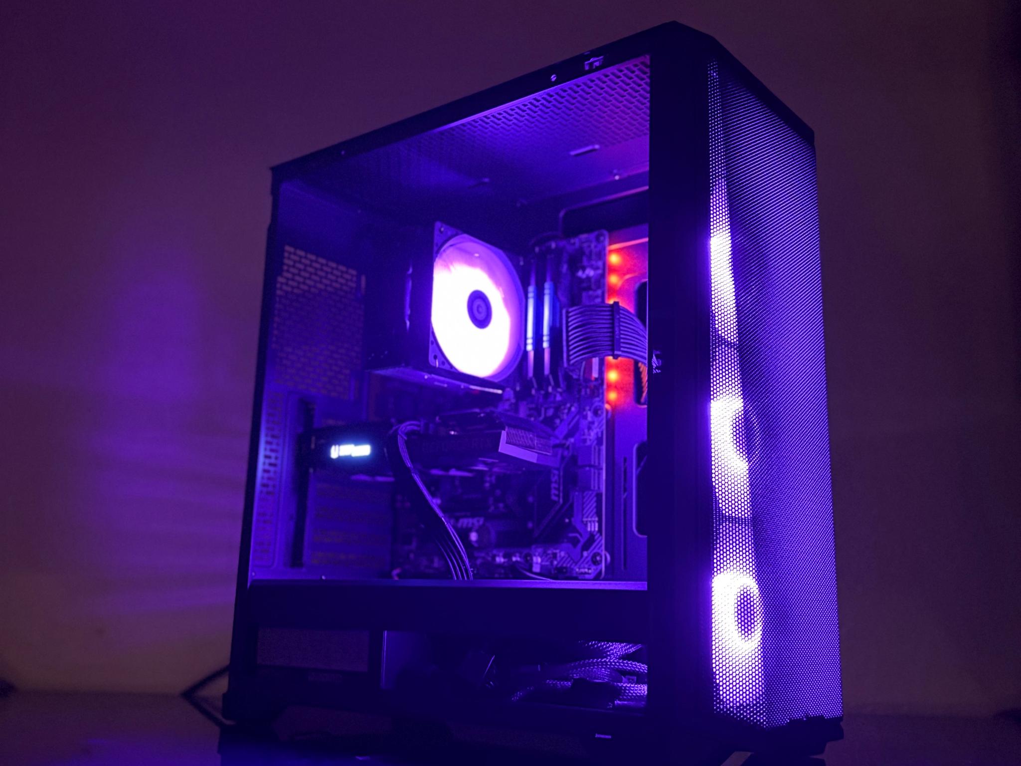 Black RGB Gaming PC |Ryzen 5 3600|RTX 3060 Ti|16GB RAM|1TB SSD|