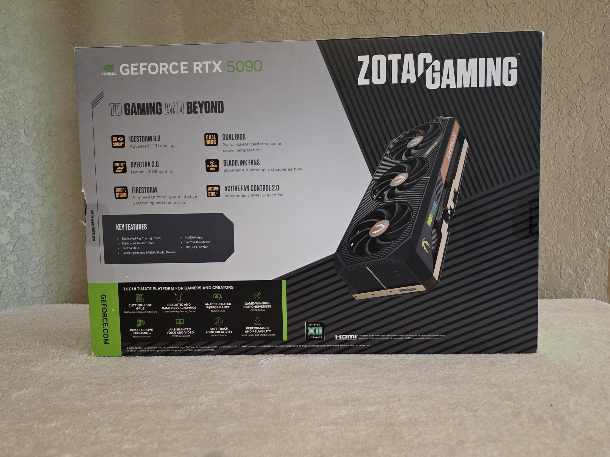 Zotac 5090 solid oc