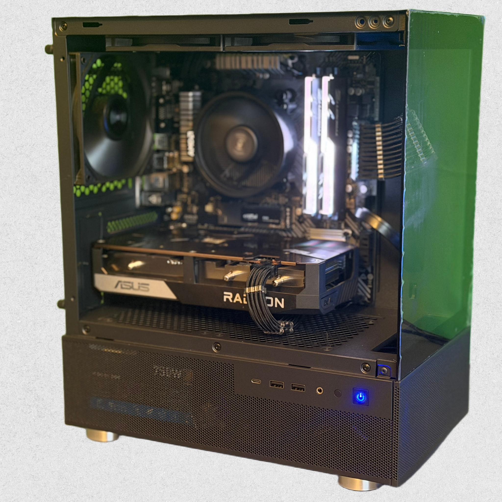 ◾️Compact 1080p Gaming PC◾️ RX 6600 XT | Ryzen 5 5500 | 16GB DDR4 | 2TB SSD