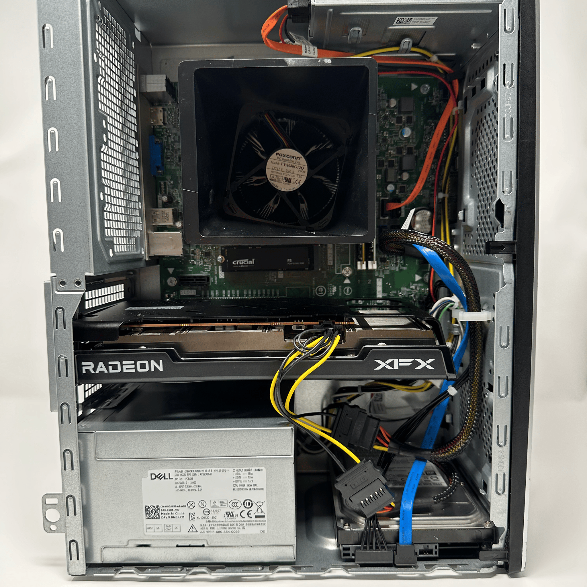Office PC turned Gaming i5-9400, XFX 6600 8gb gpu, 12gb ddr4 ram, 2tb combined storage.