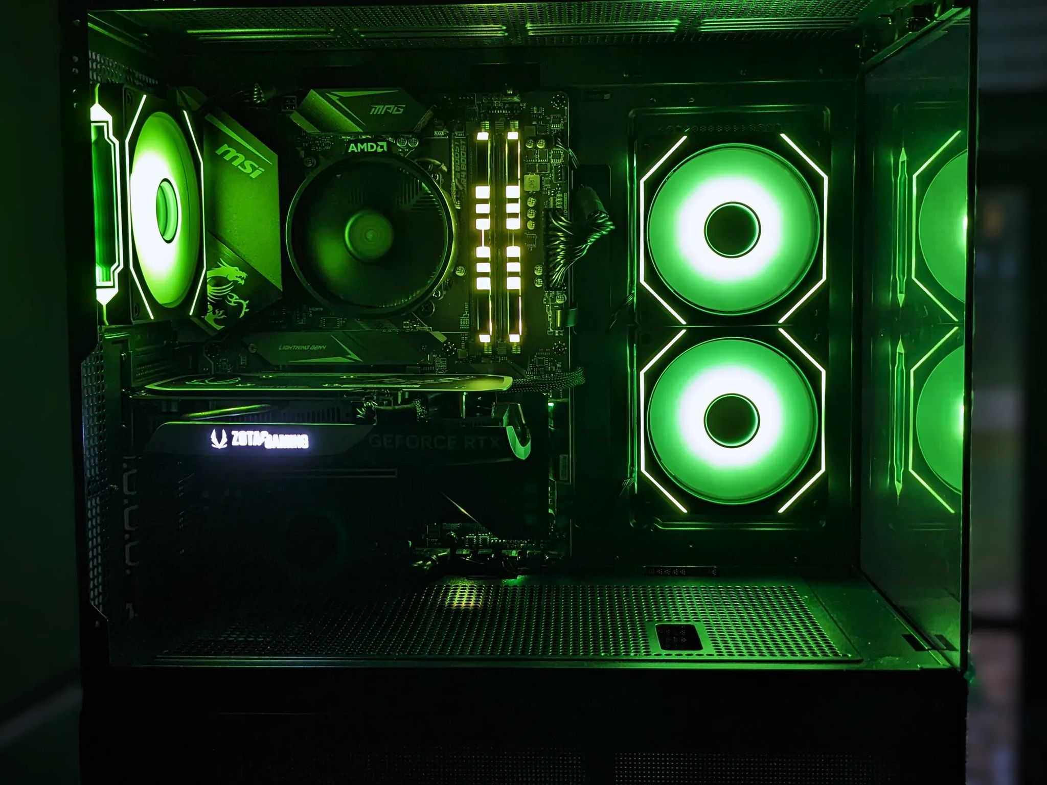 Dark:Light - RYZEN 5600x, RTX 4060 (1080p/1440p), 32gb, WIFI, BT, USBC, WIN11Pro, ARGB, SHIPS FREE